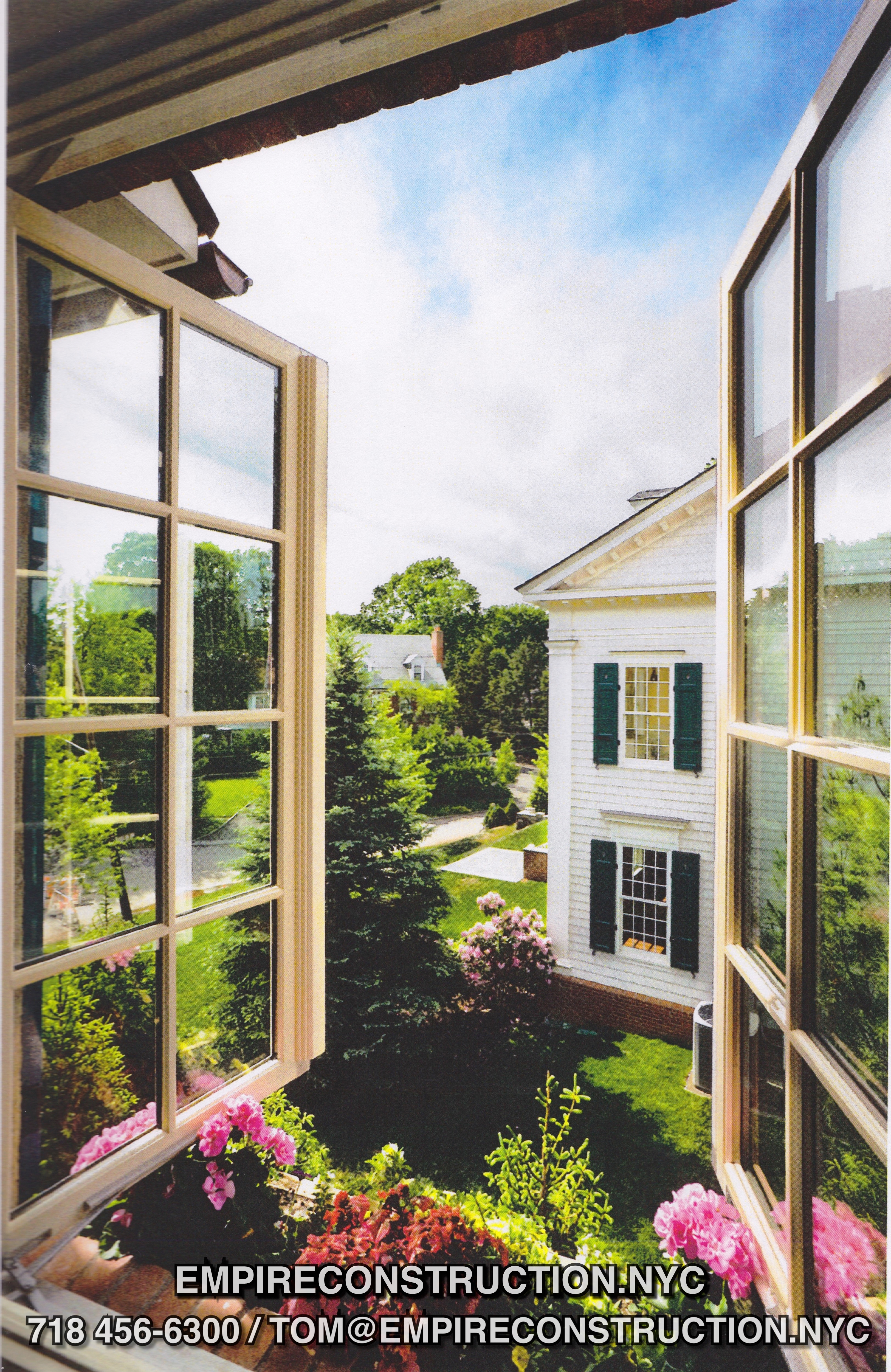 Custom stile and rail doors, wood, glass, french paneled and other types of entrance and passage doors and associated jambs. Factory hardware machining and finishing of same. Installation of door hardware, Custom interior window units and borrowed-light partitions, wood/glass partitions, walls and associated glass, shower doors and shower glass partitions. 