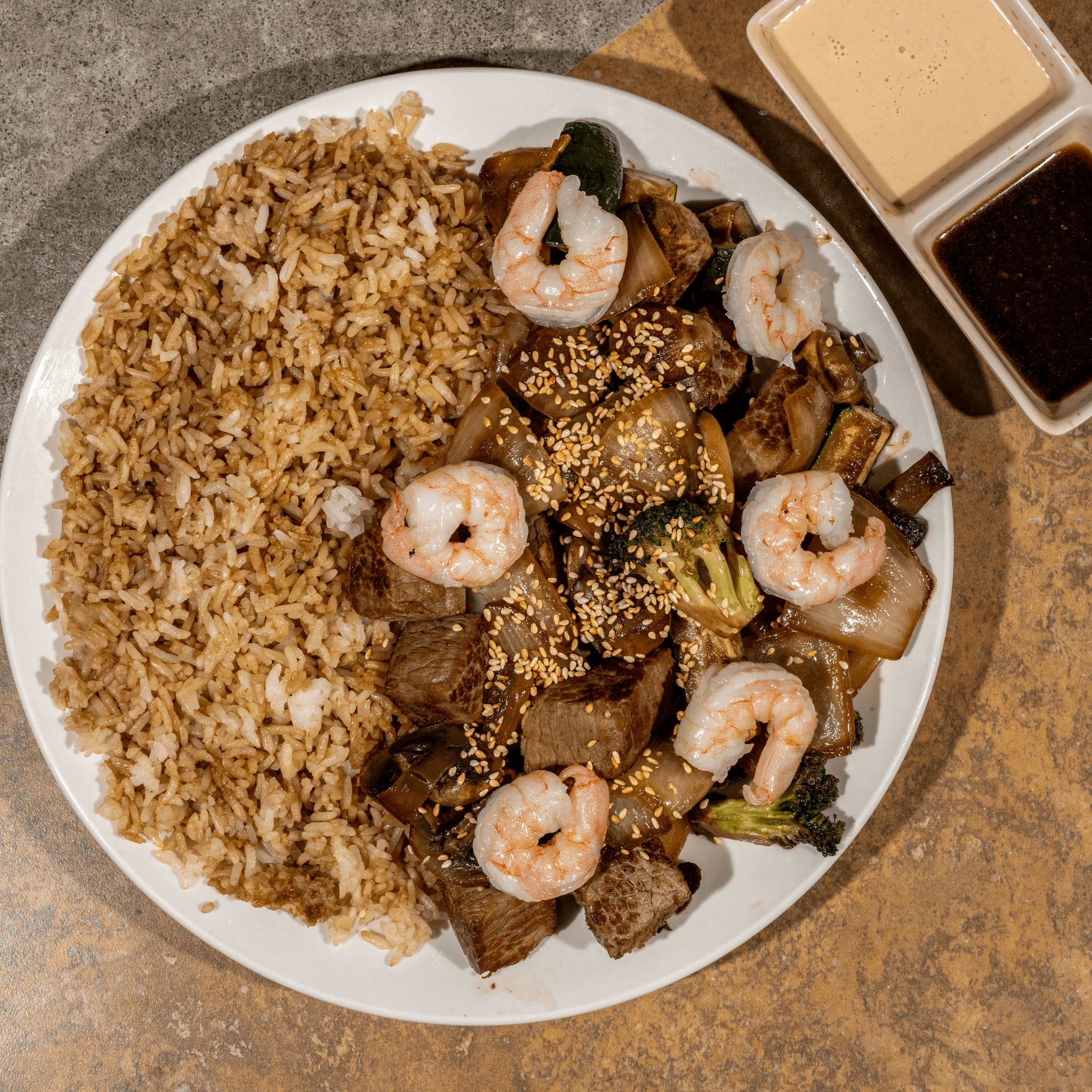 Steak & Shrimp Hibachi/Teriyaki