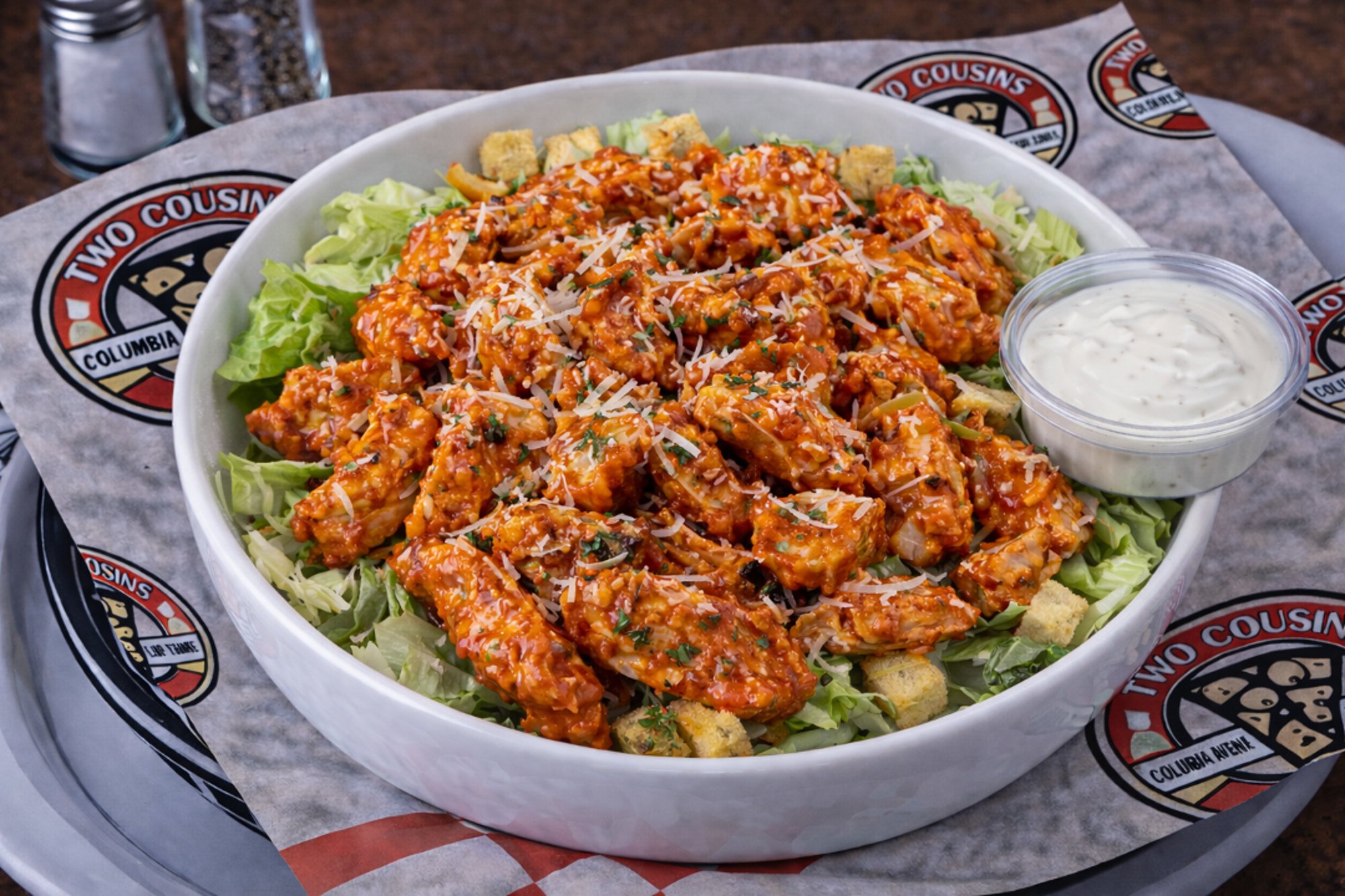 Buffalo Chicken Caesar Salad