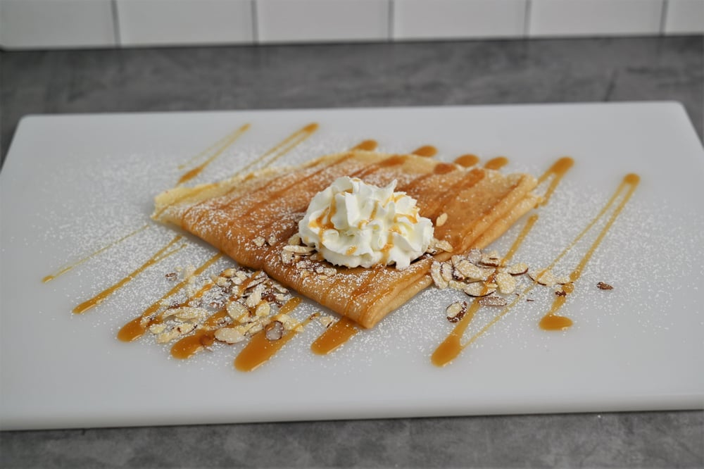 Caramel Banana Crepe