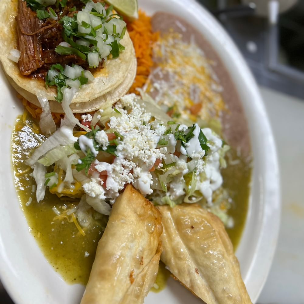 Enchilada, Flauta, Taco Combo