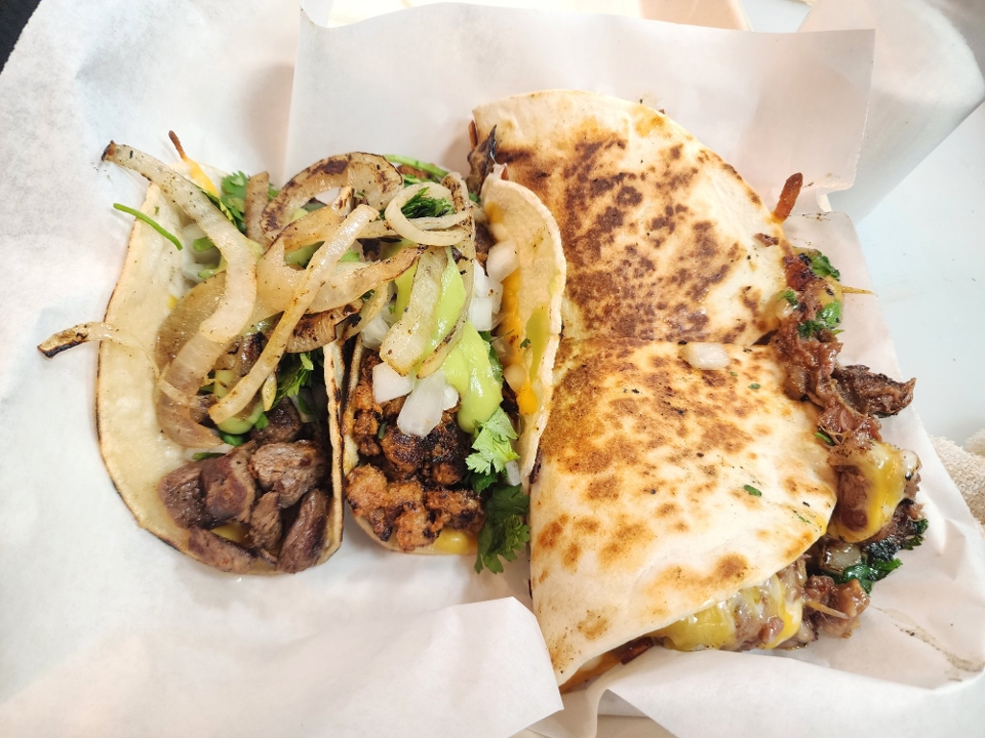 1 Quesadilla 2 Taco