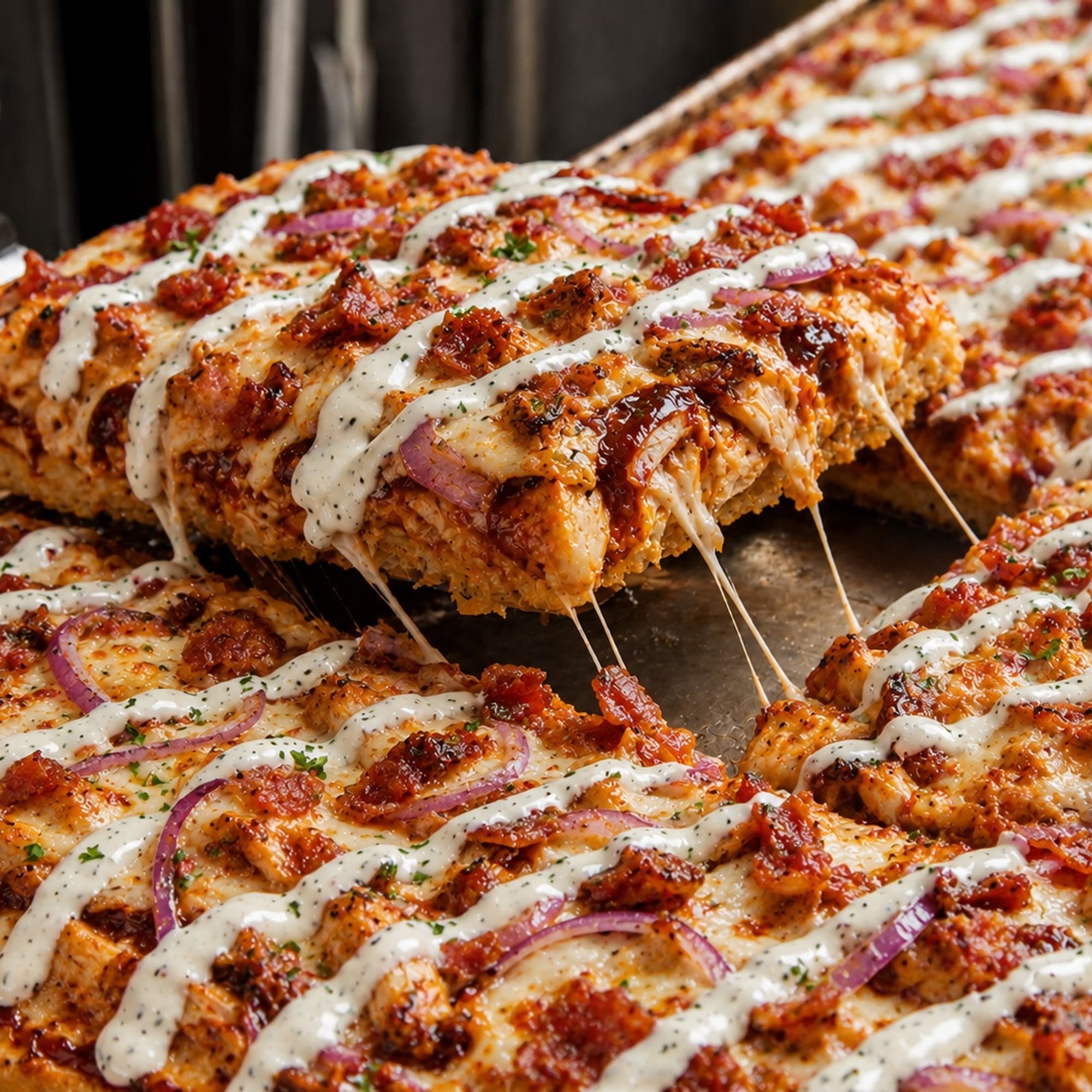 Sicilian BBQ Chicken Pizza