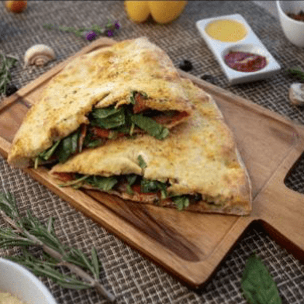 Plain cheese calzone