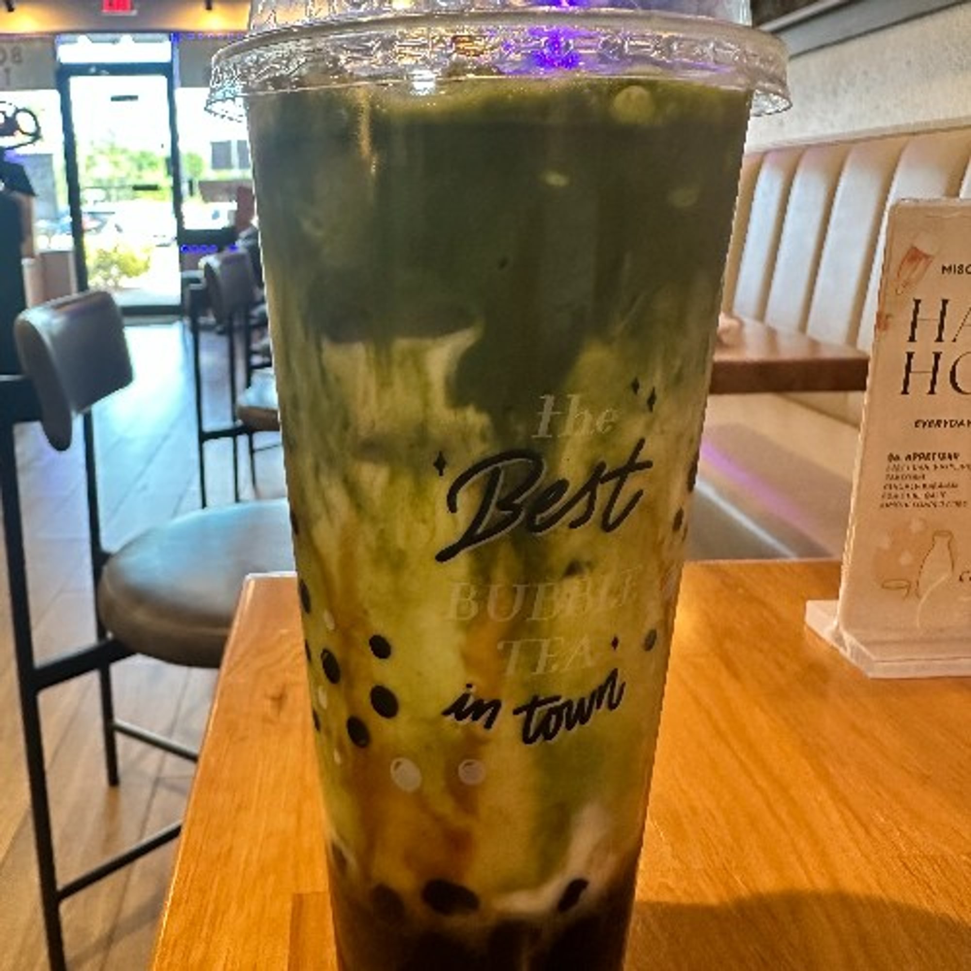Matcha Green Mint Latte