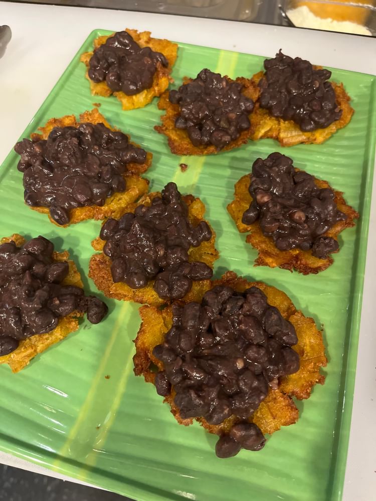 Tostones with Topping