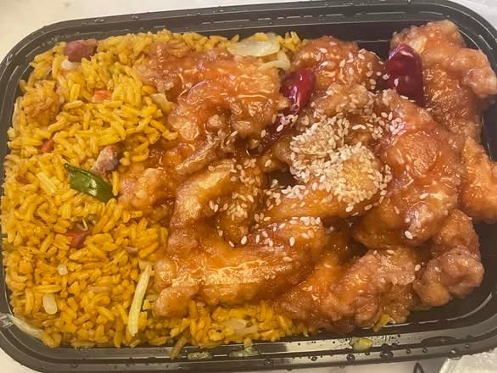 L35 White Meat Sesame Chicken