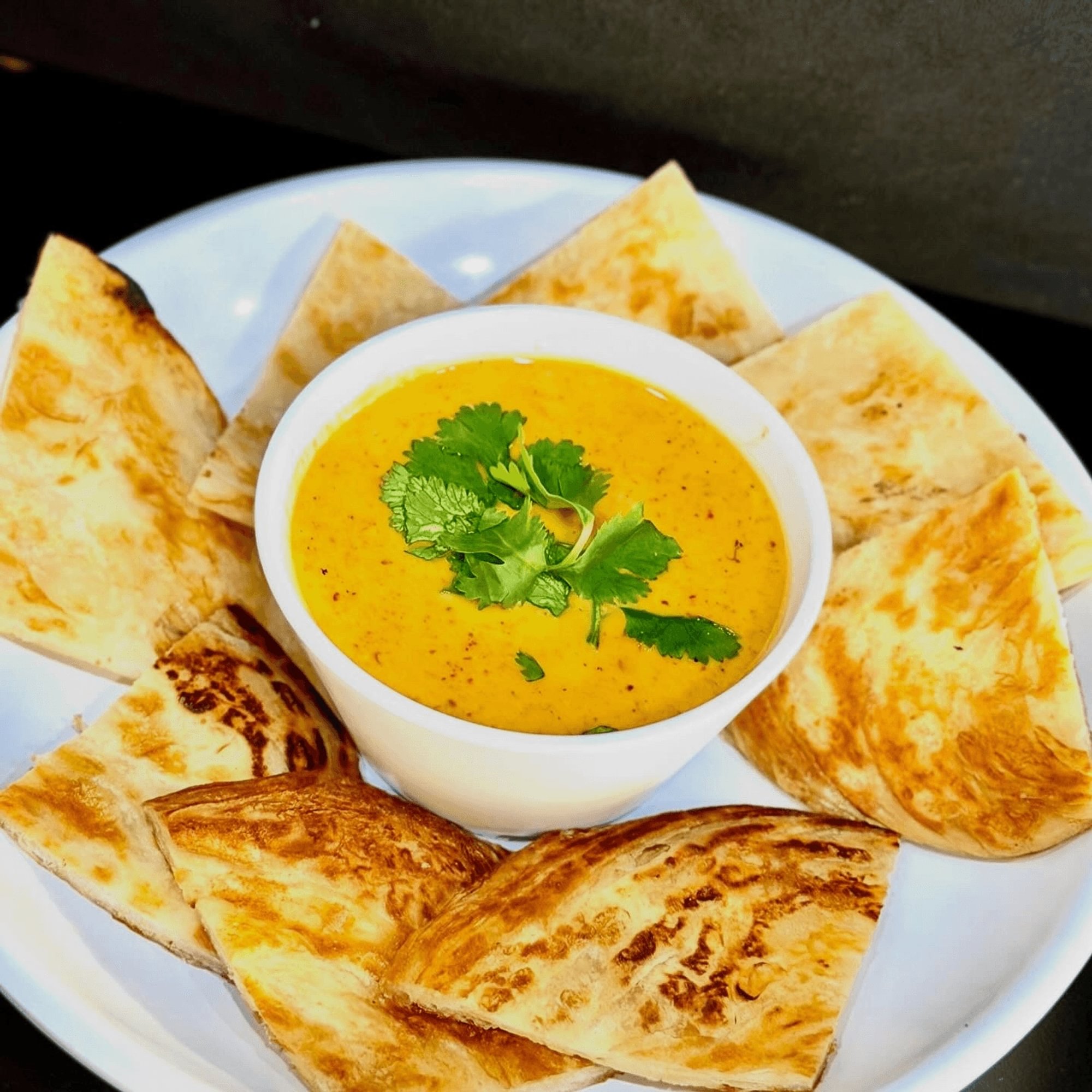 Roti with Yellow Curry