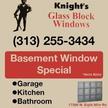 Knight's Glass Block Windows Logo