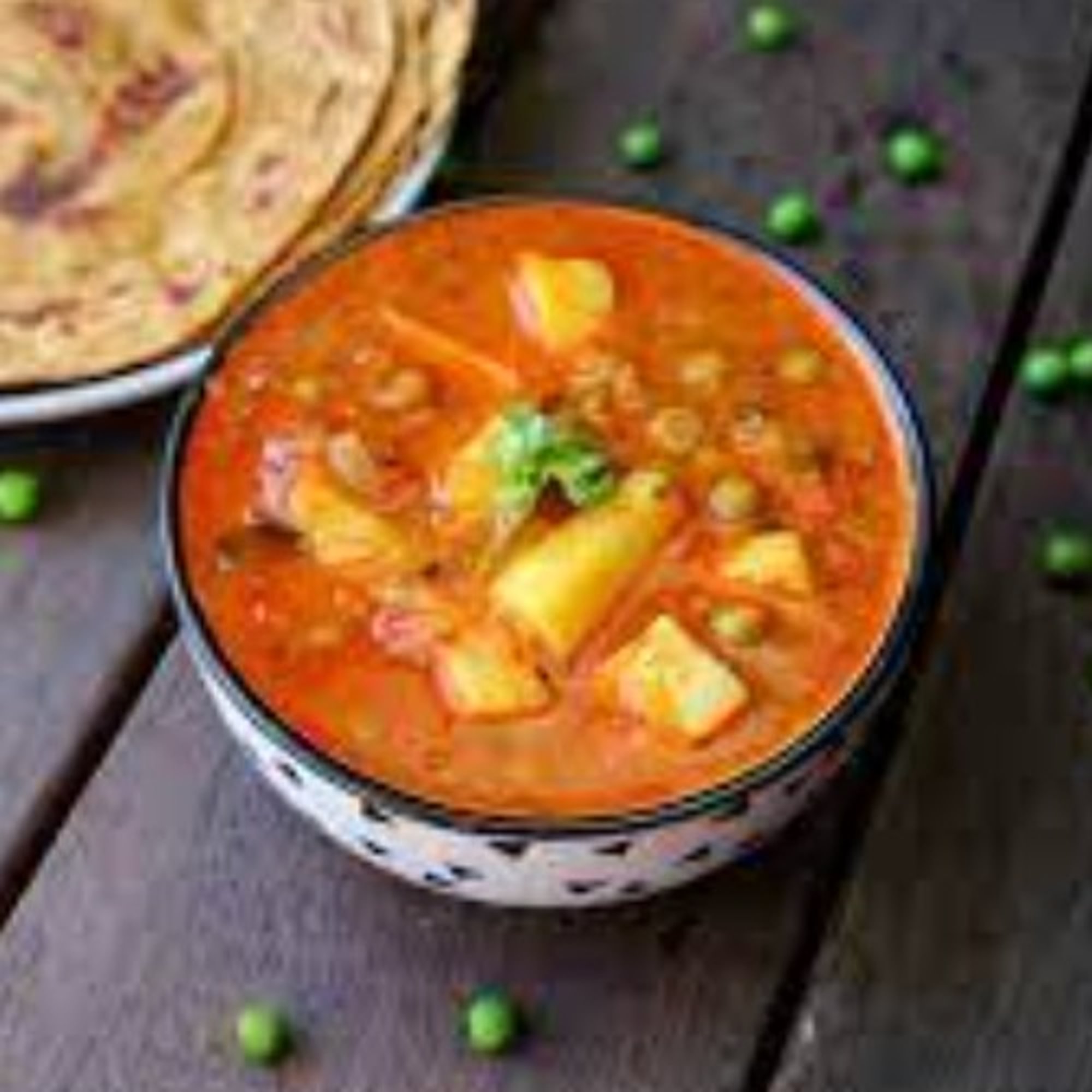 Aloo Mutter (Comes With Rice)