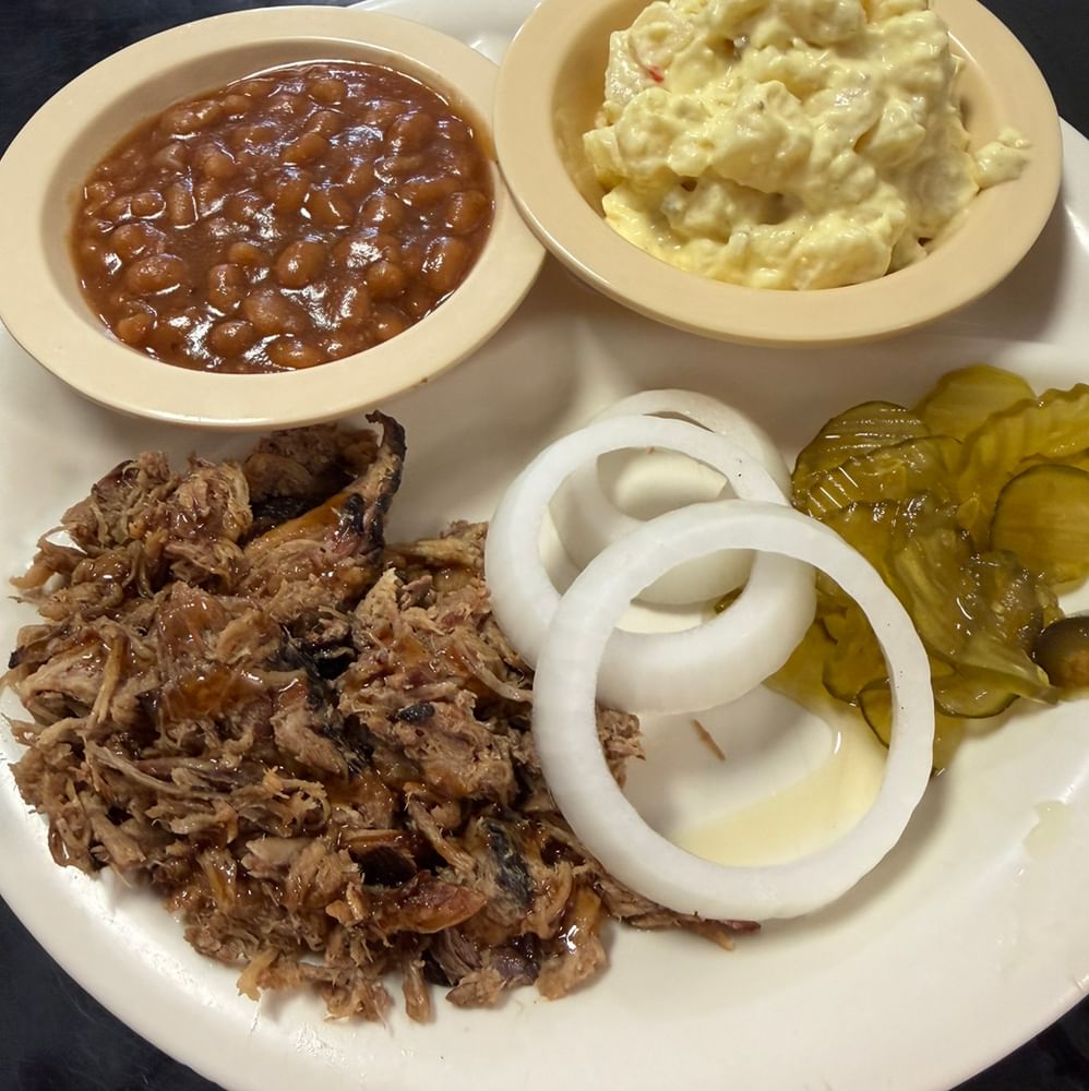 Pulled Pork BBQ Platter