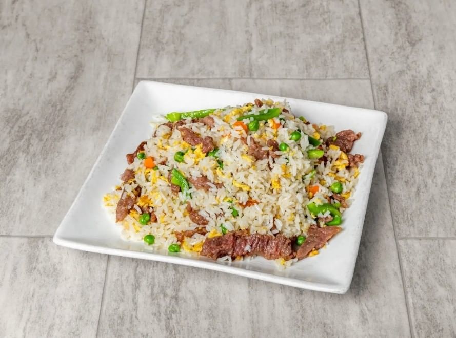 Pepper beef fried rice / 青椒牛肉炒饭