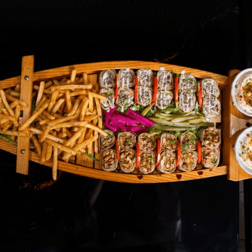 Shawarma Chicken Sushi Boat (2 Persons)