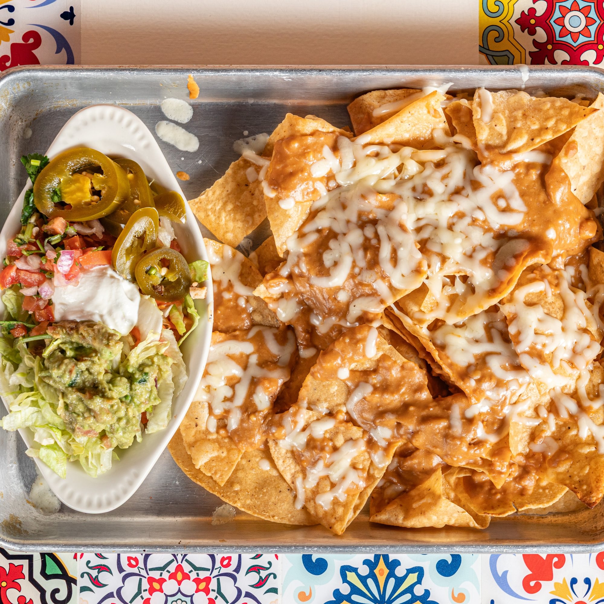 Nachos De Frijoles