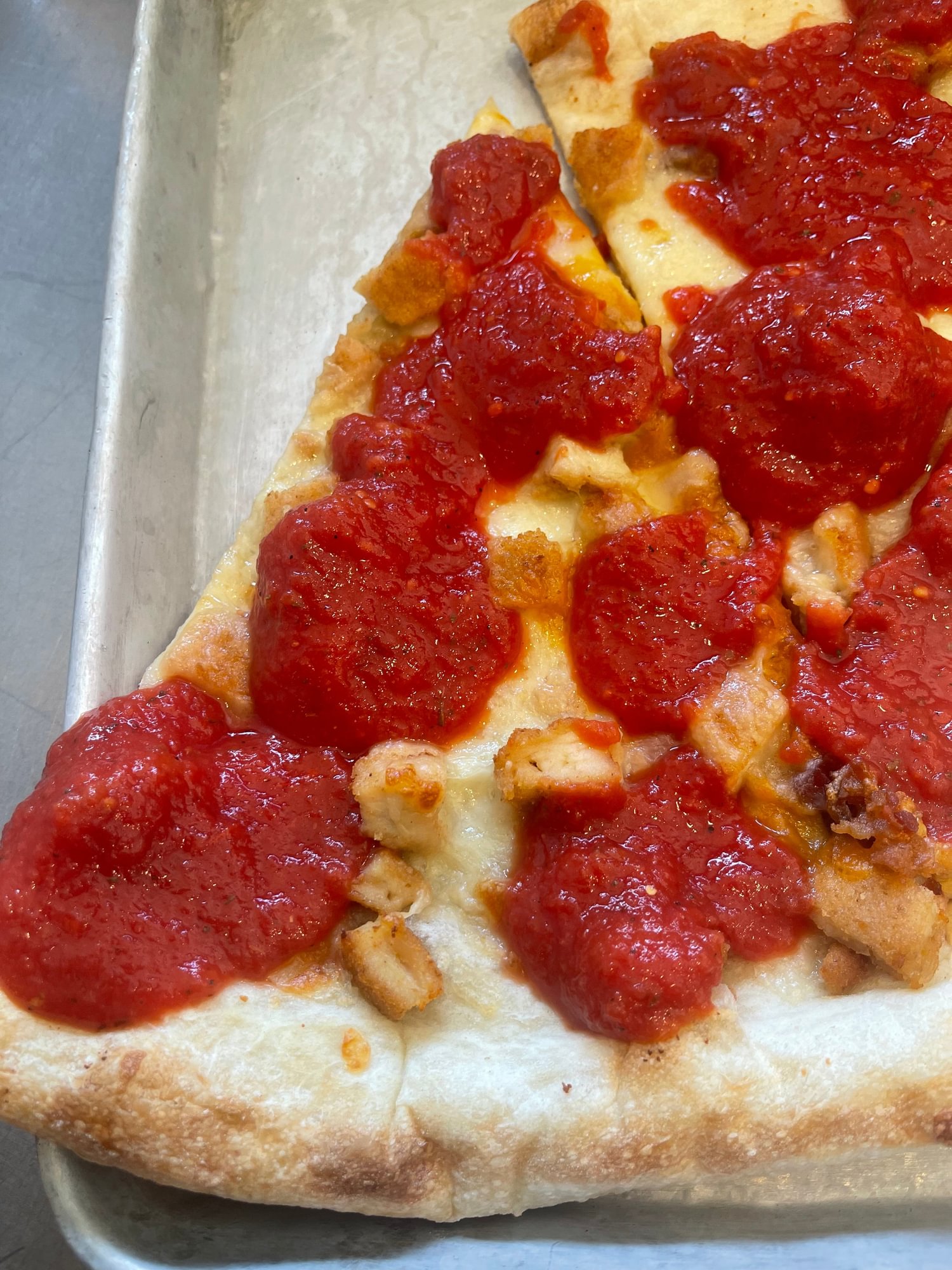 Chicken Parm Pizza Slice
