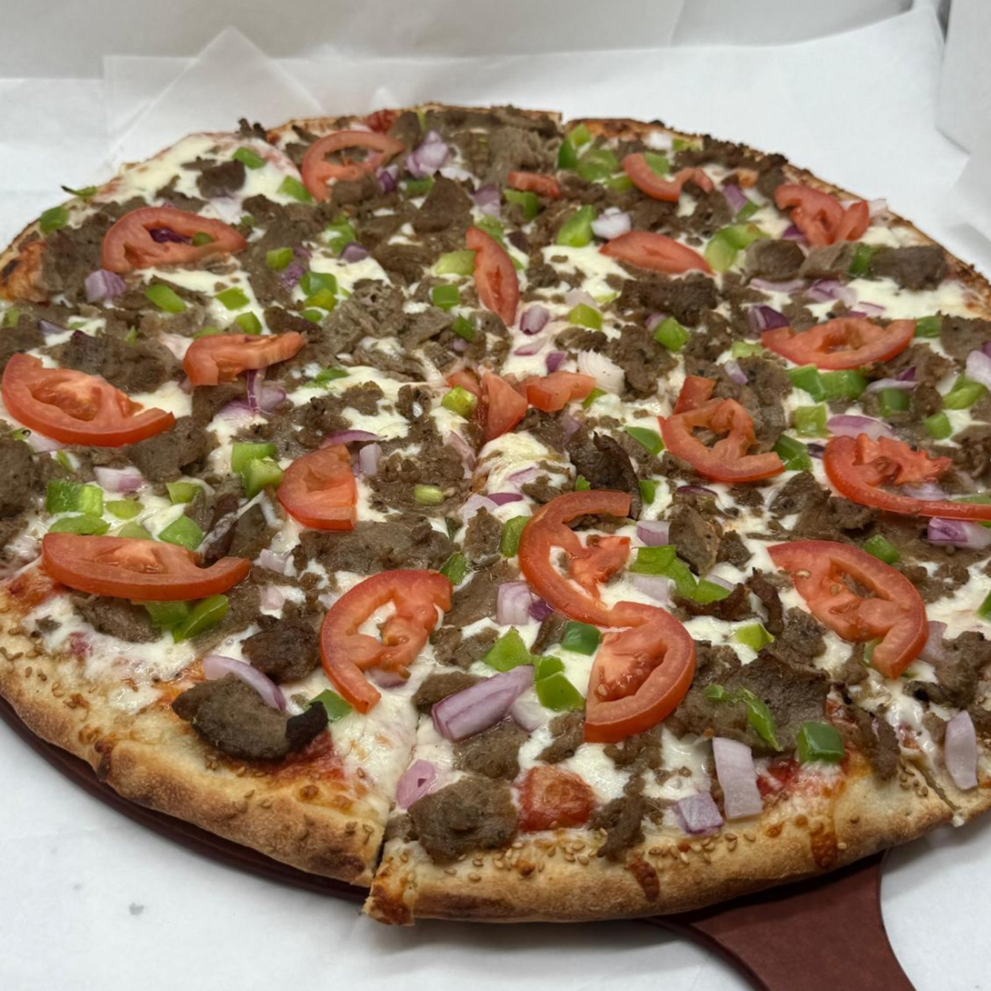 Halal Gyro (Doner) Pizza