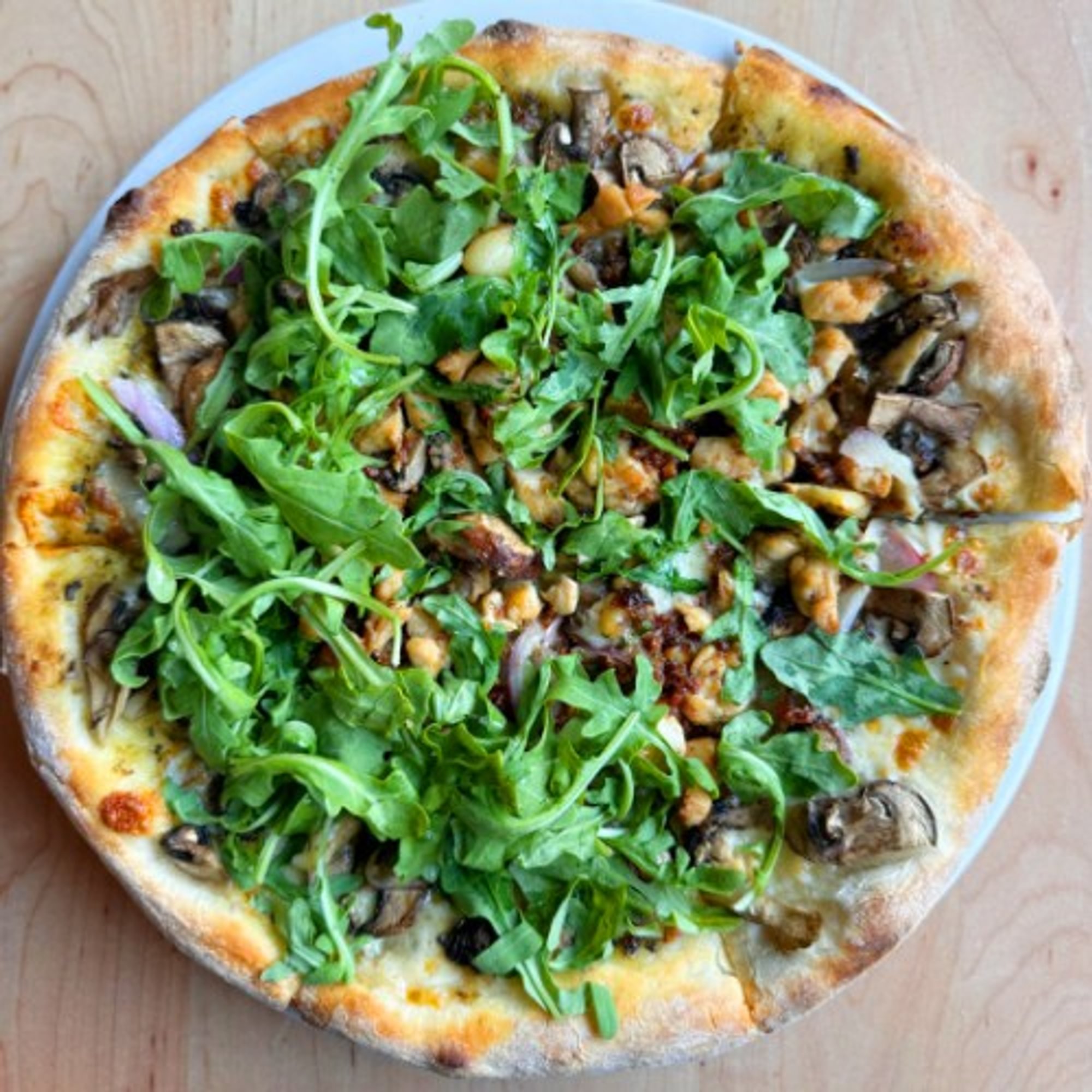 Pistachio Pesto Chicken Pizza