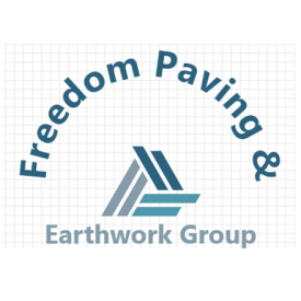 Freedom Paving &amp; Earthwork Group Logo