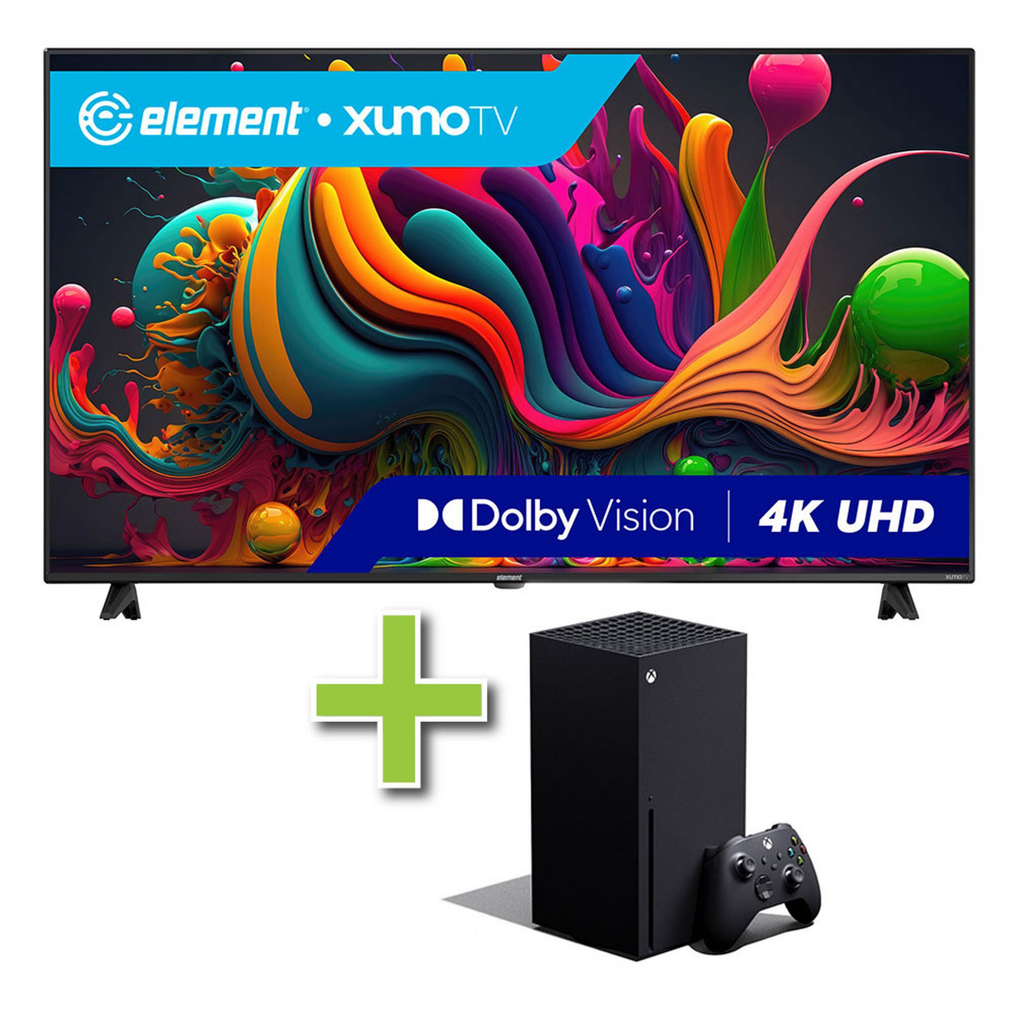 65" Element Xumo 4K Ultra HD Smart TV & Xbox Series X 1TB Console