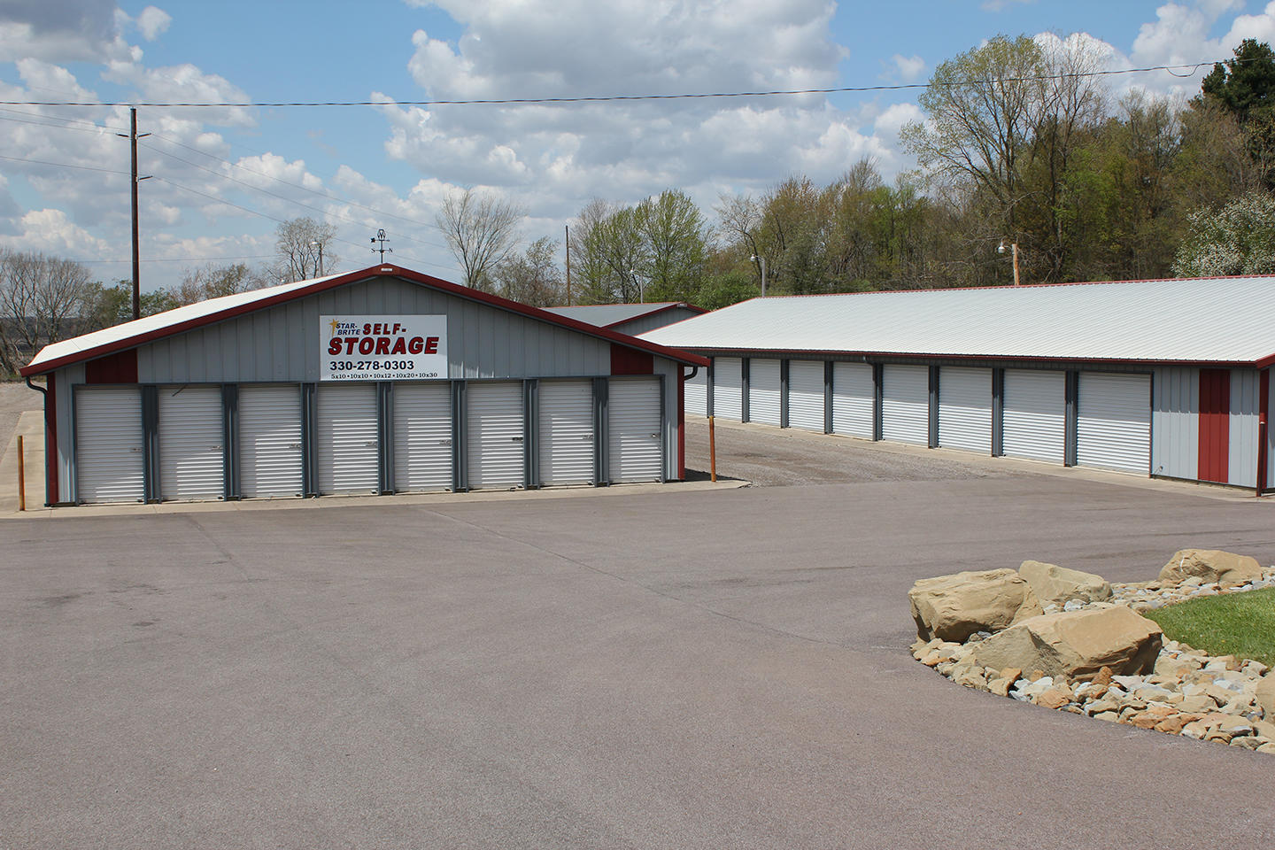 Conveniently located in East Central Ohio, our storage rentals are well maintained, are clean and provide ample space.