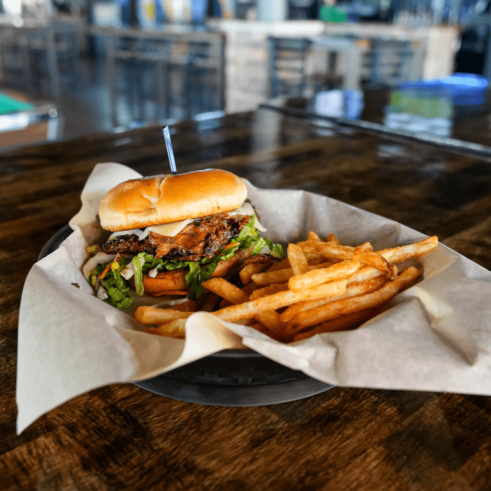 Bourbon BBQ Pork Sandwich