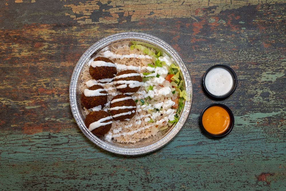 Falafel Over Rice