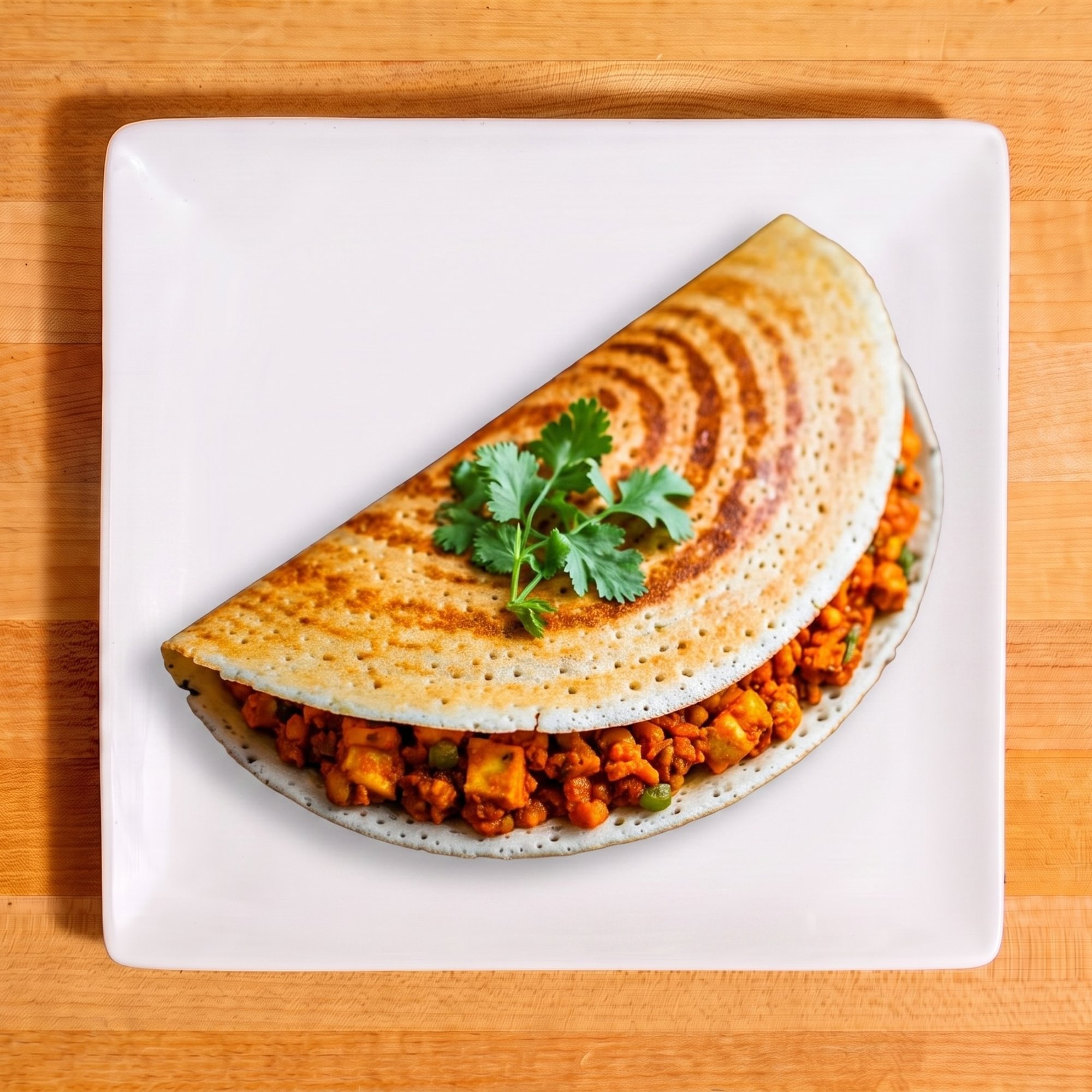 Spicy Paneer Dosa