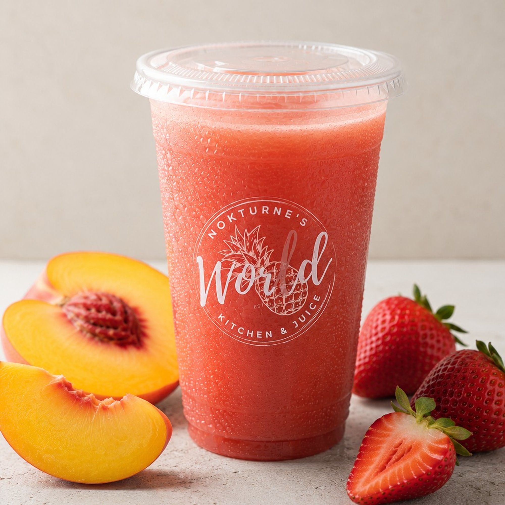 Pinked Peach