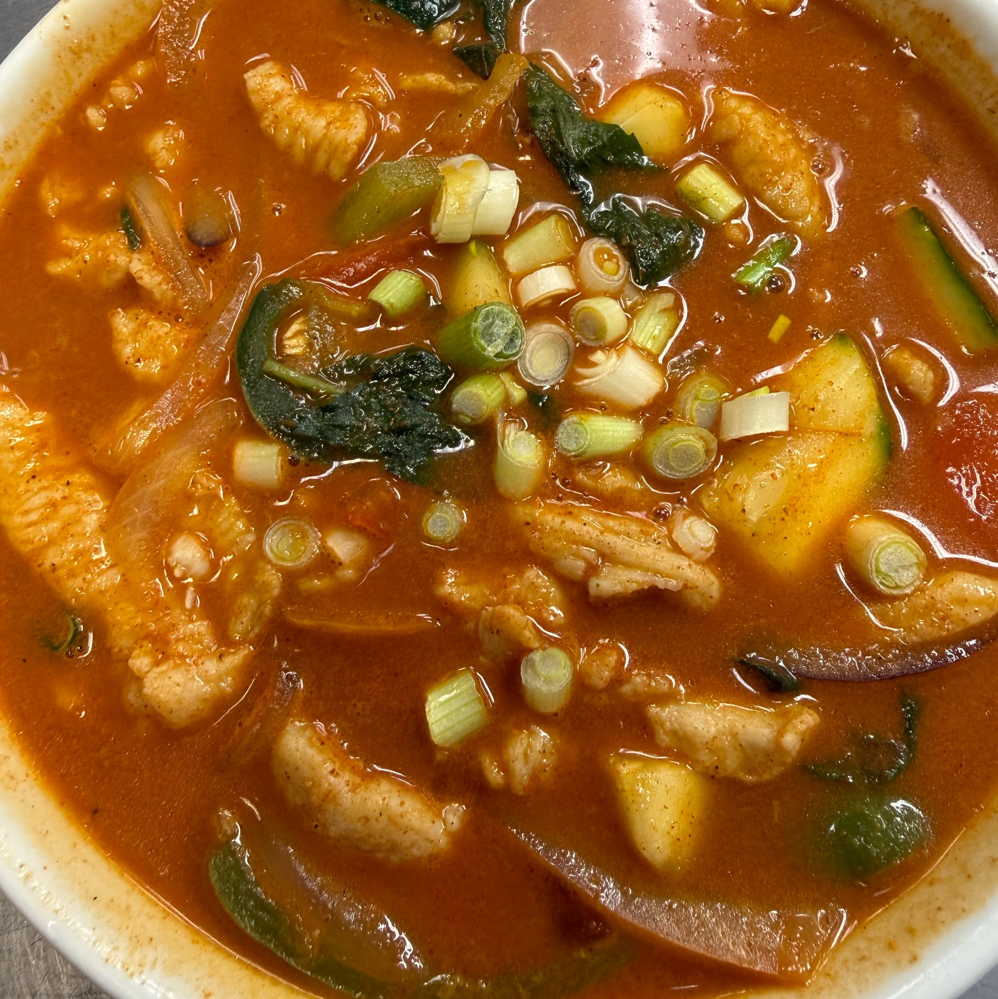 Thai Spiced Soup (Tom Yum Goong)
