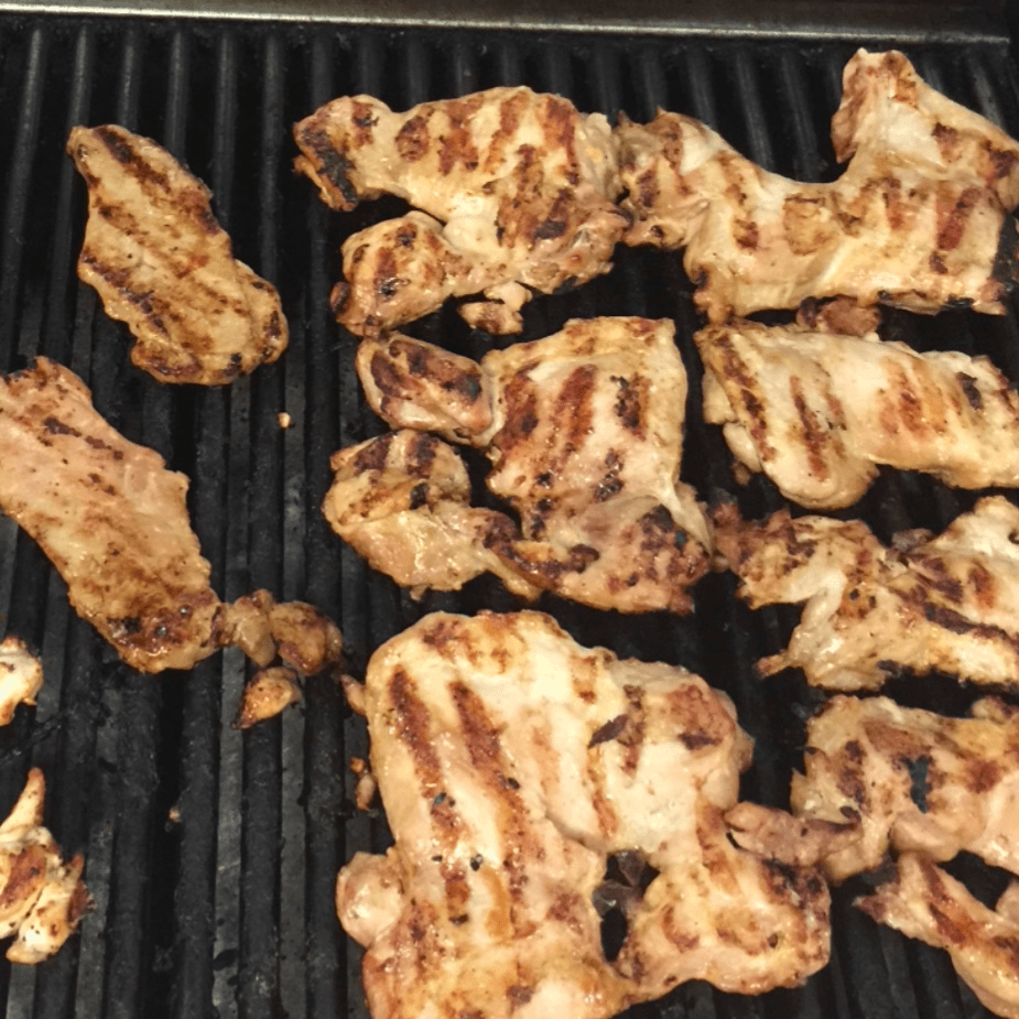 Chicken & pork teriyaki rice meal