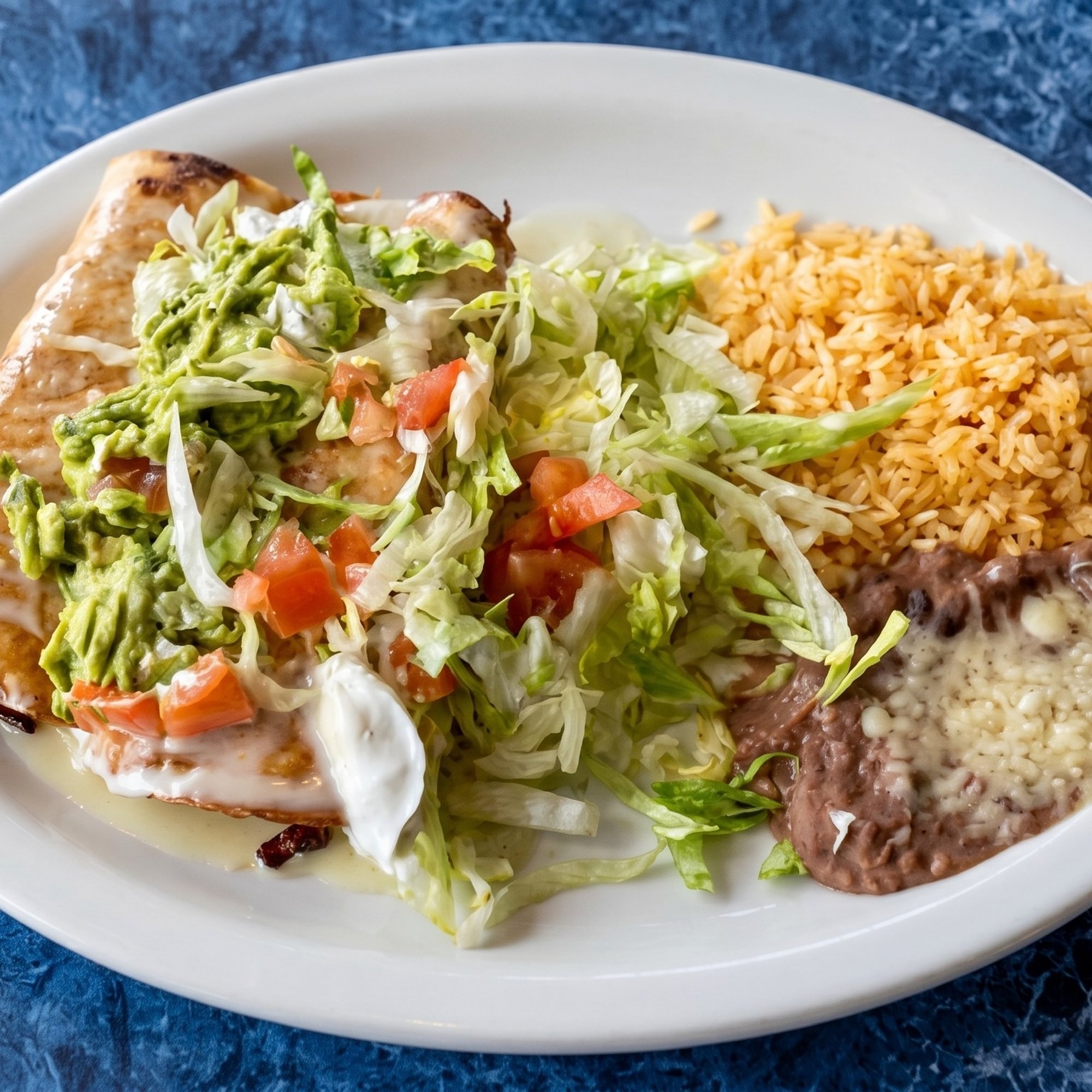Lunch - Fried or Soft Chimichanga