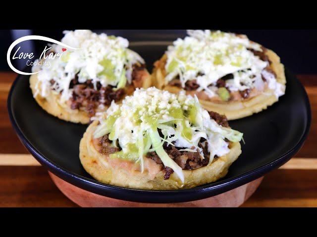 3 Sopes Asada