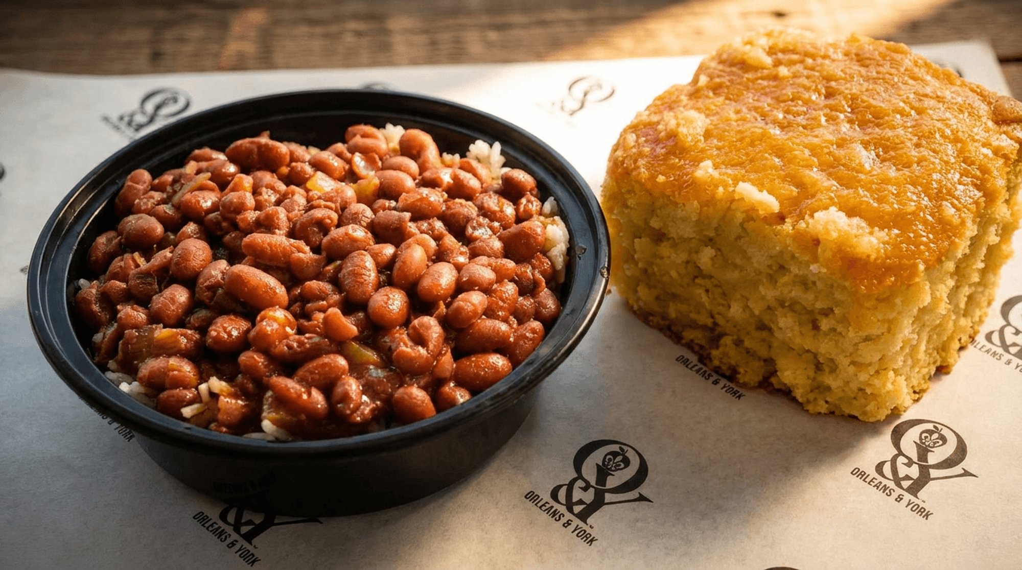Red Beans & Rice w/ Cornbread