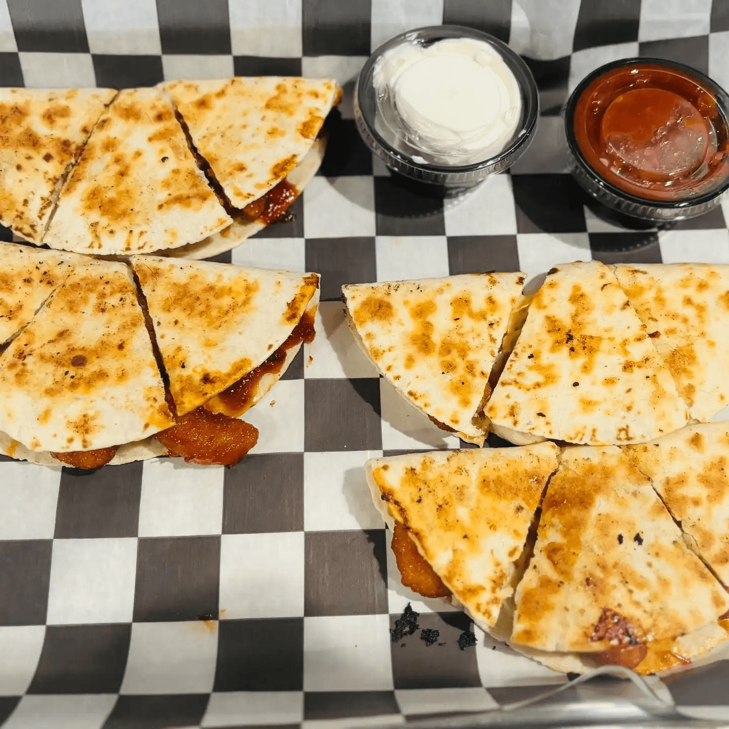 Slam Dunk Shrimp Quesadilla