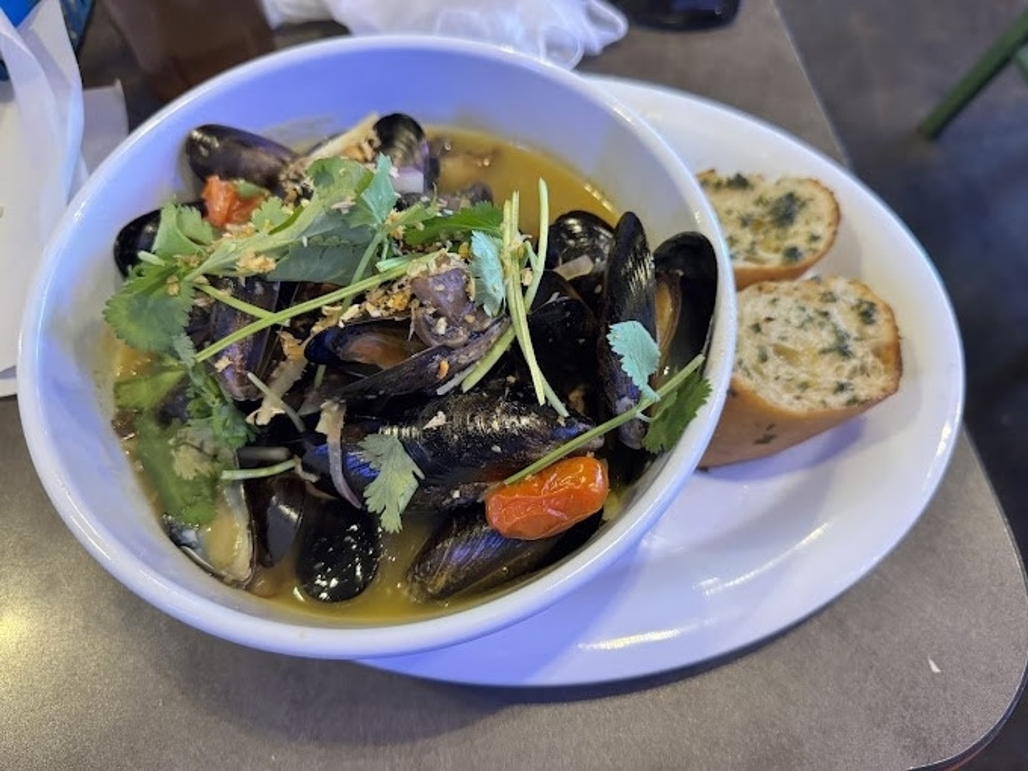 Mussels Vin Blanc