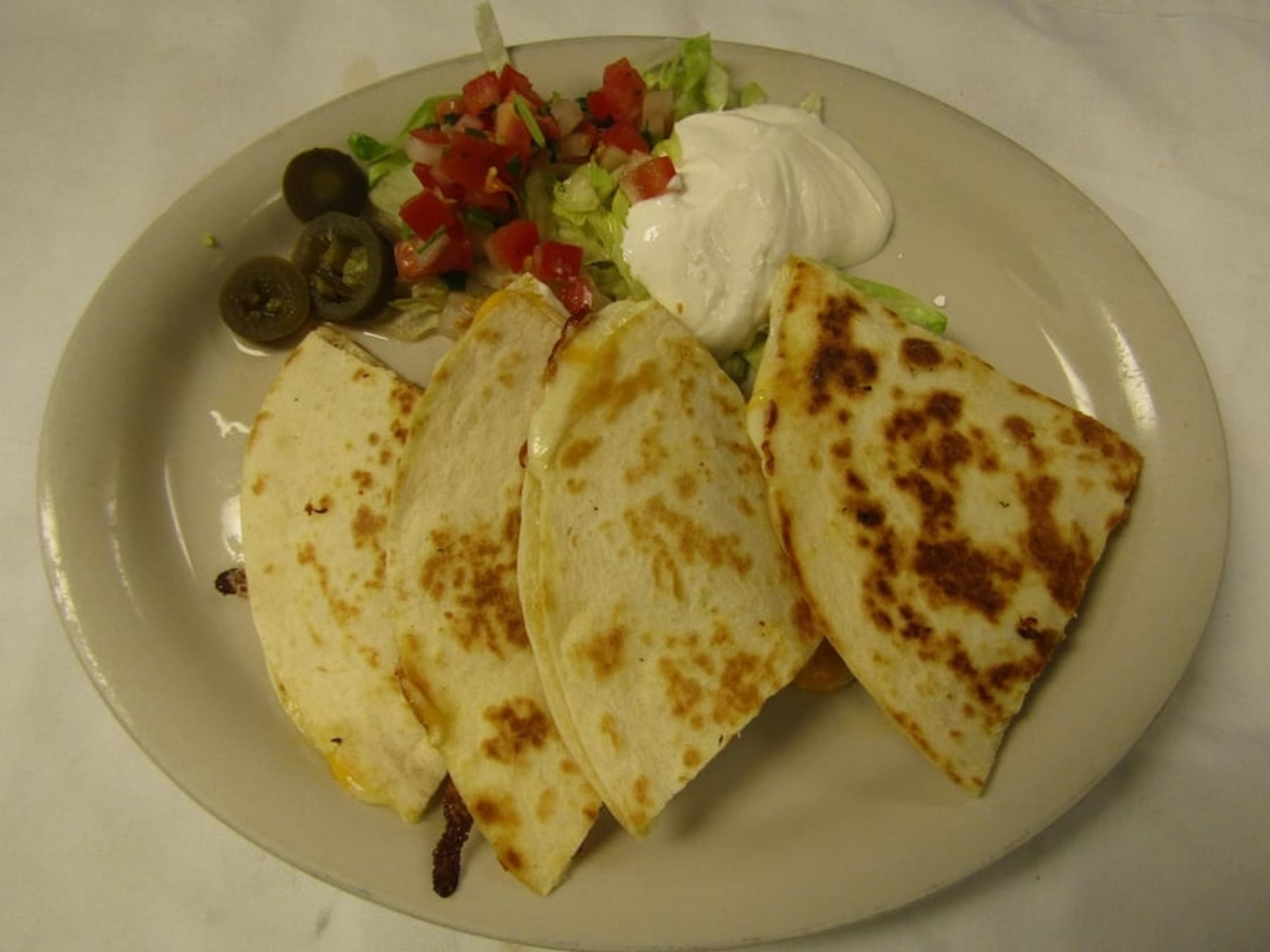 Plain Cheese Quesadilla