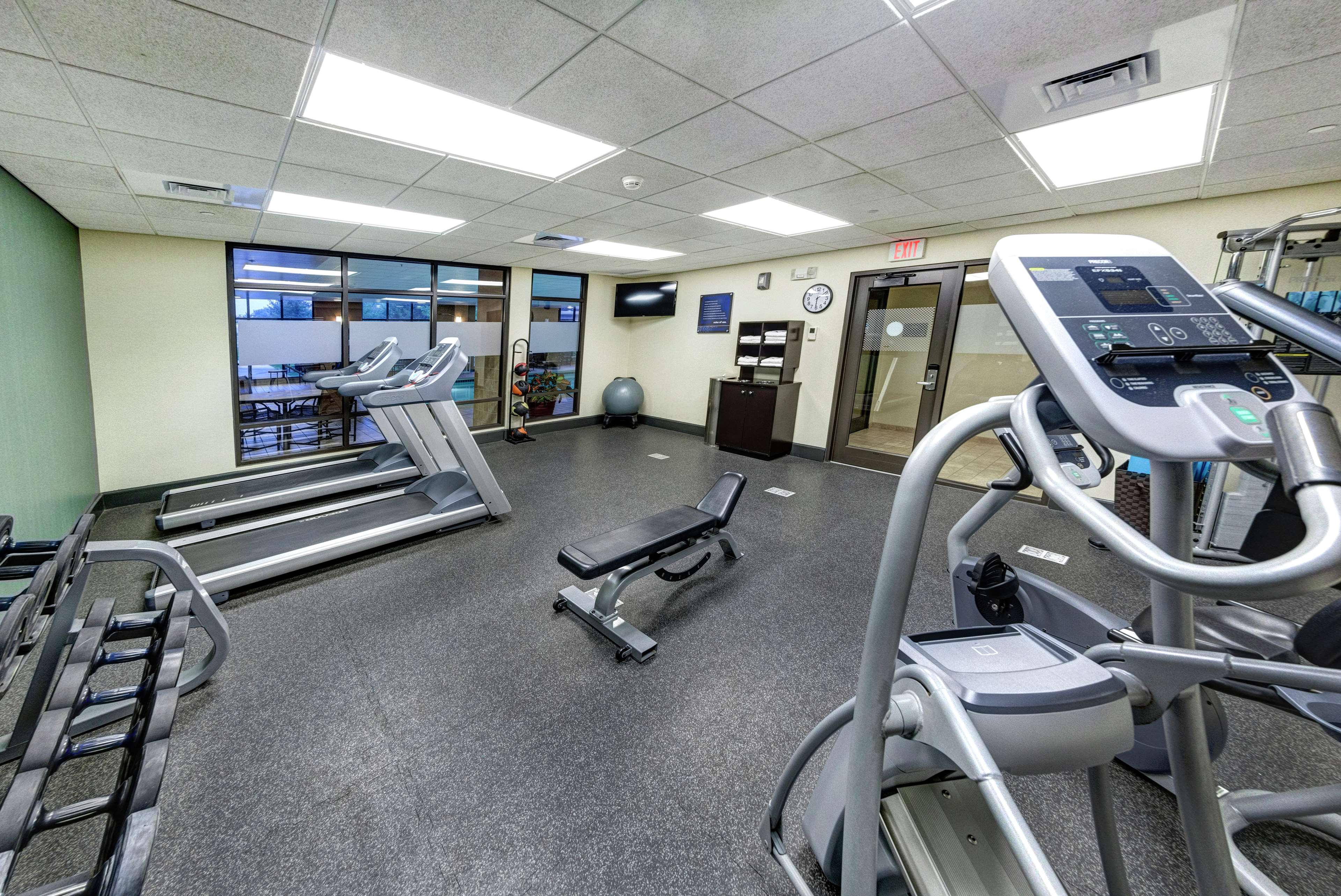 Health club  fitness center  gym