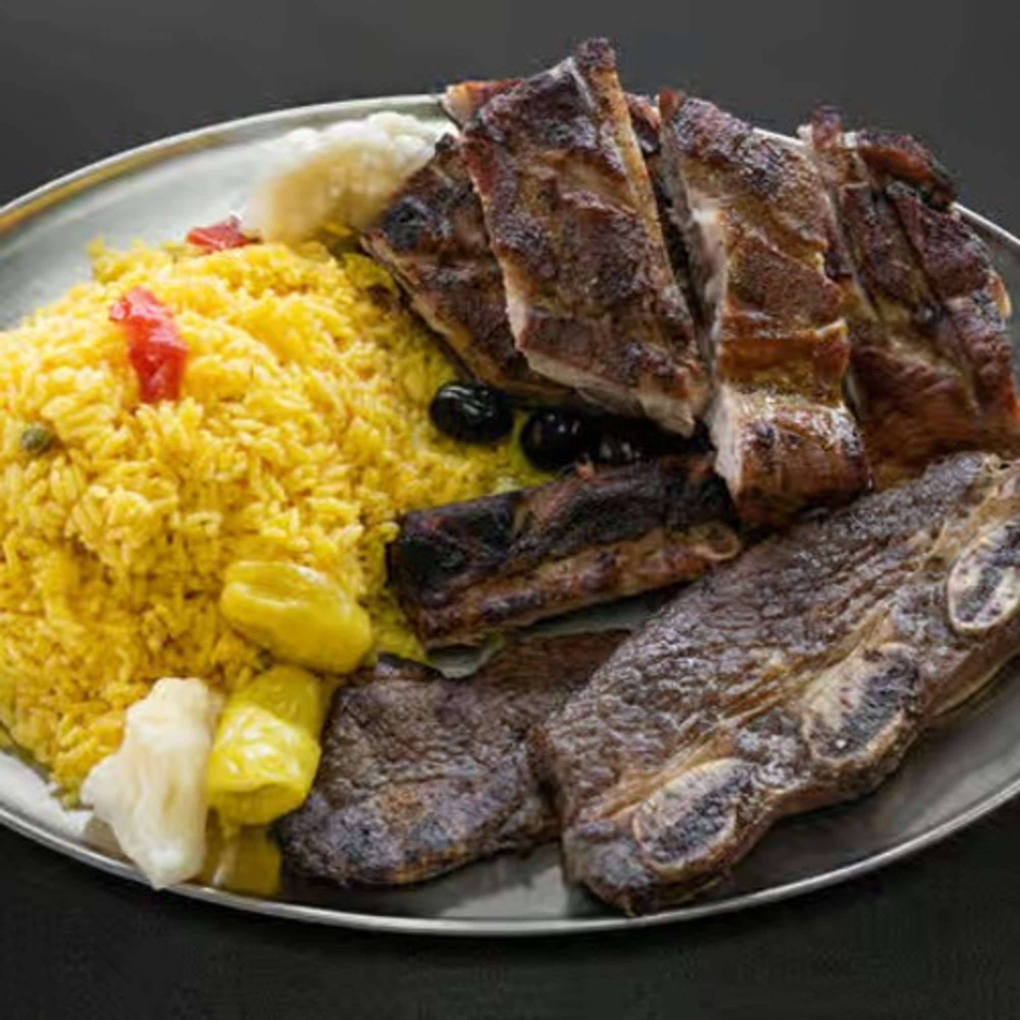BBQ Beef & Pork Rib Combo