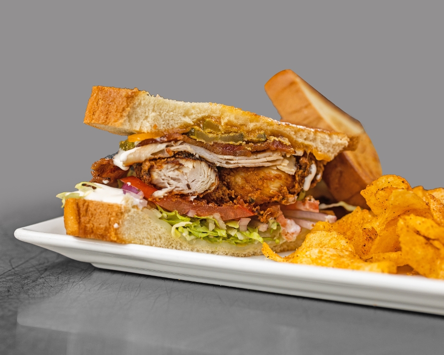 Fried Pickle Chicken Club