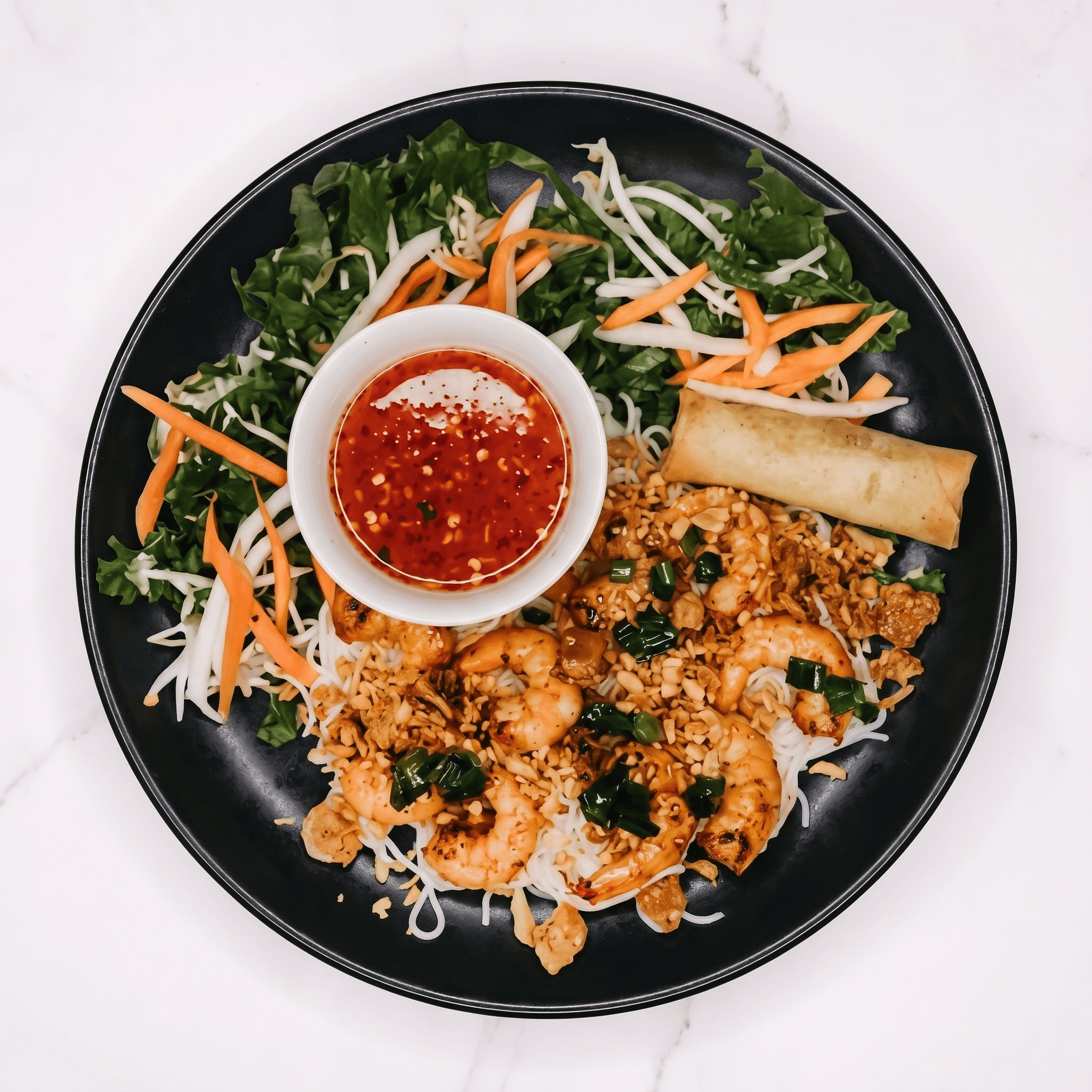 Vermicelli with Chargrilled Shrimp (Bun Tom Nuong)