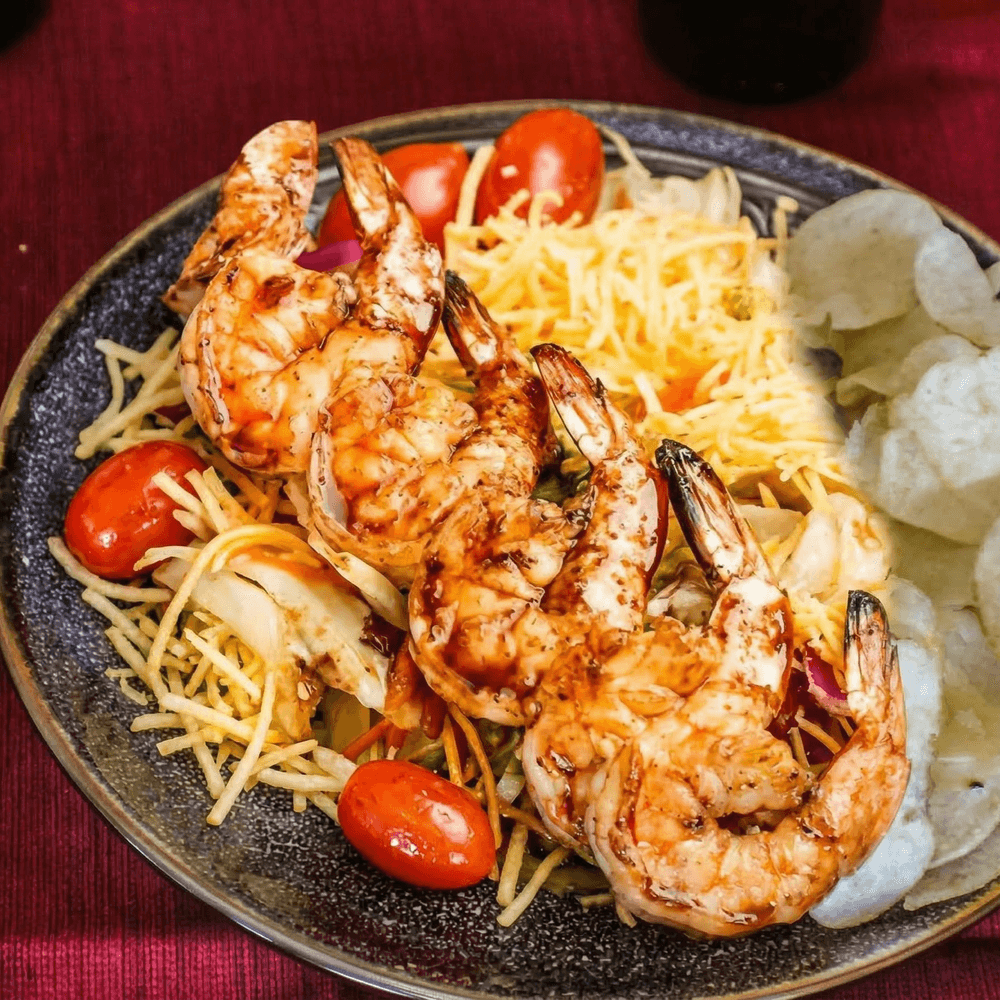 Grilled Shrimp Chef Salad