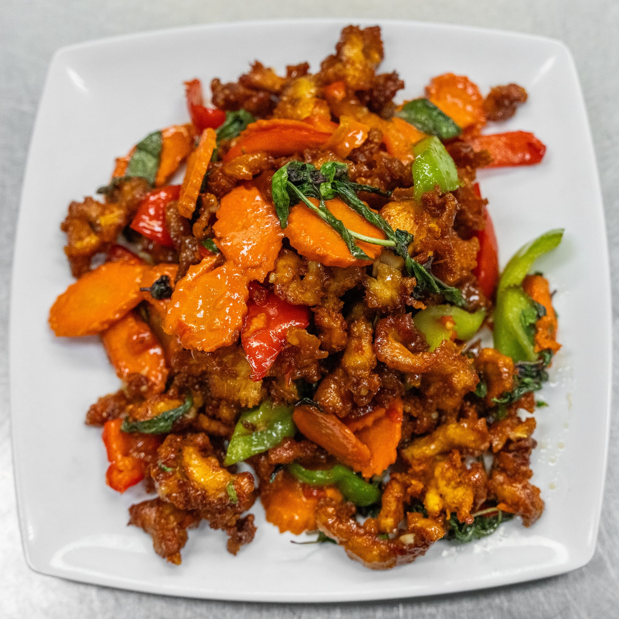 54. Spicy Crispy Chicken Basil