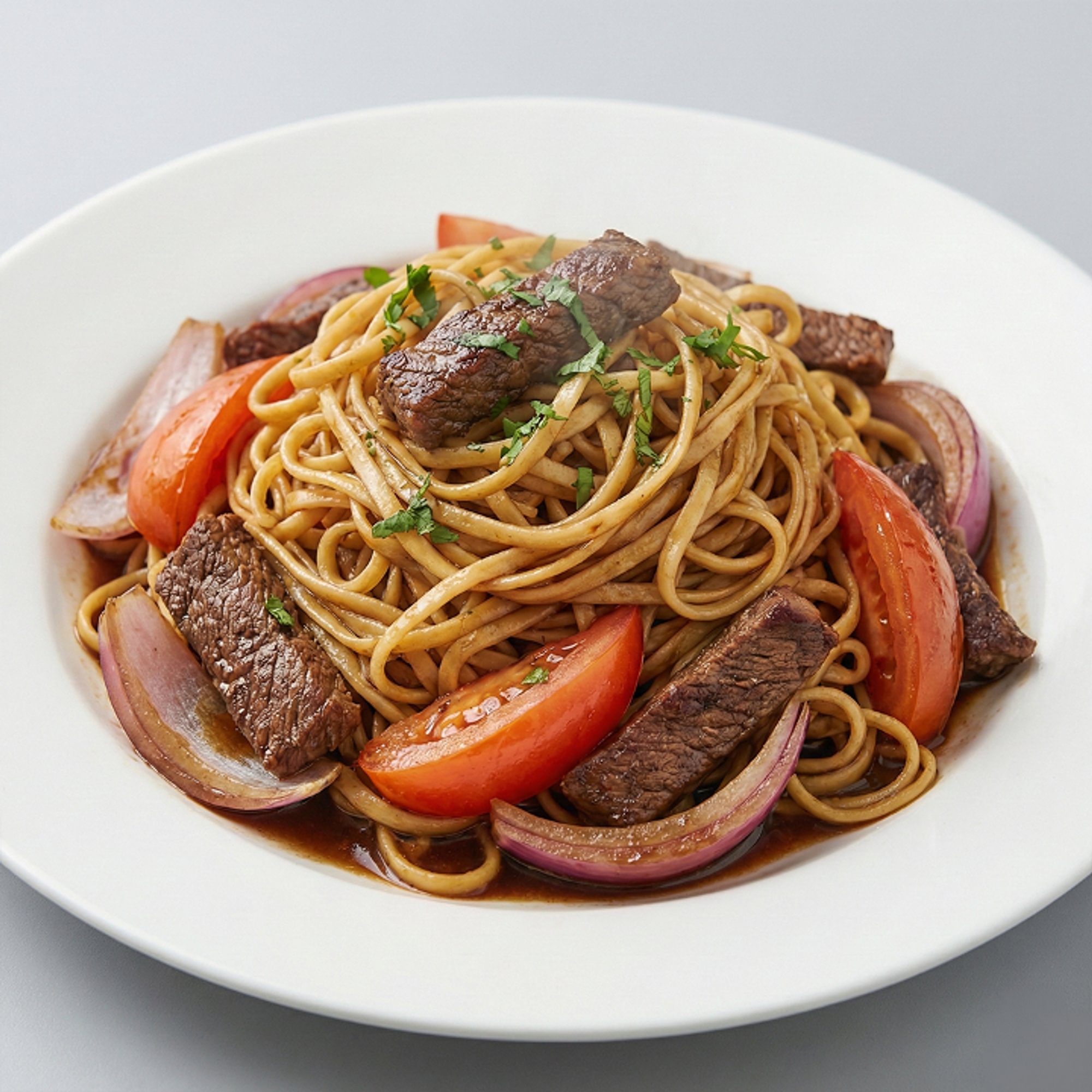 Tallarín Saltado de Carne