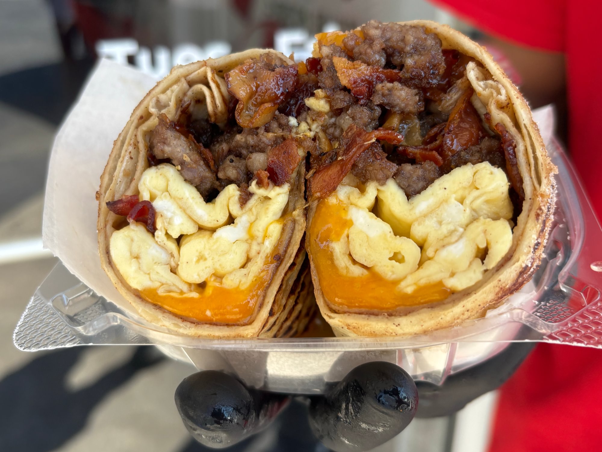 Cinnamon Toast Breakfast Wrap