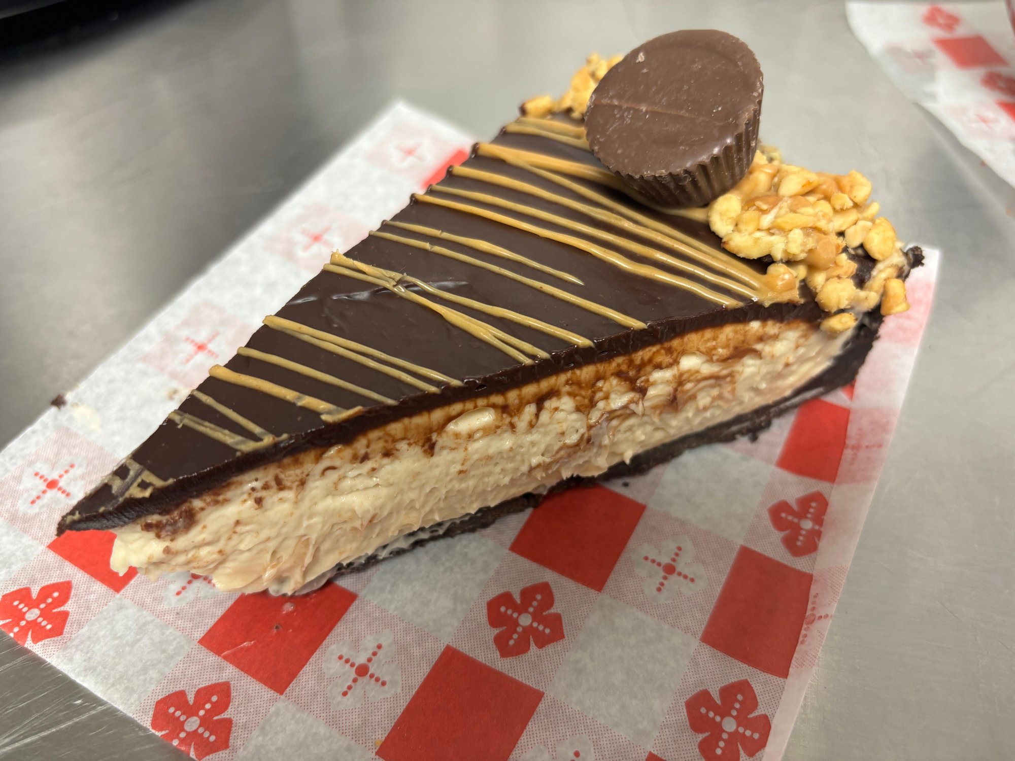 Peanut Butter Chocolate Ganache Cheesecake