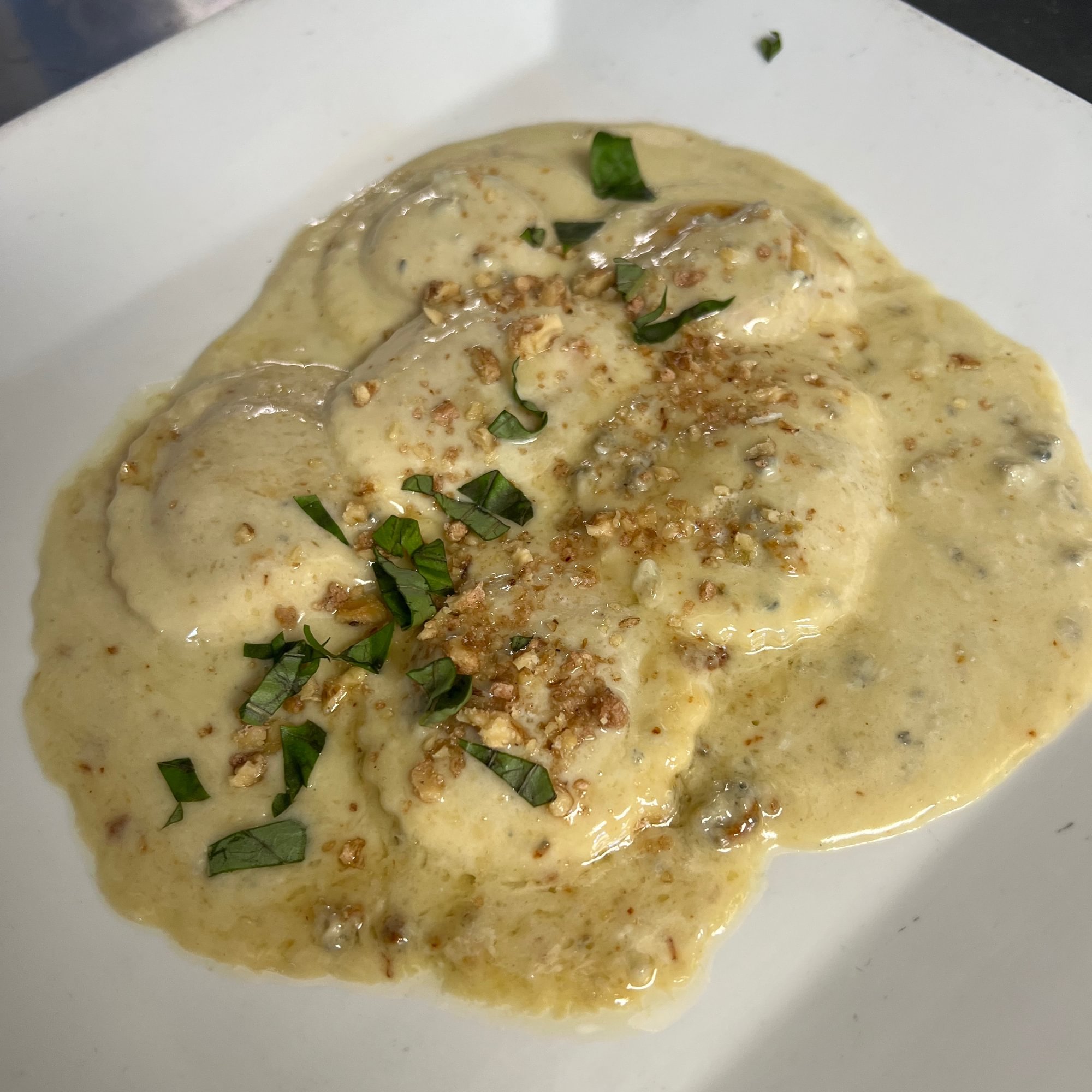 Pumpkin ravioli Ala Nonna