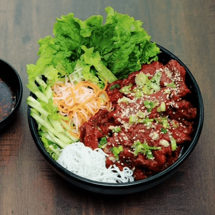 Vr8. Vermicelli W/ Spicy Grilled Sate Beef