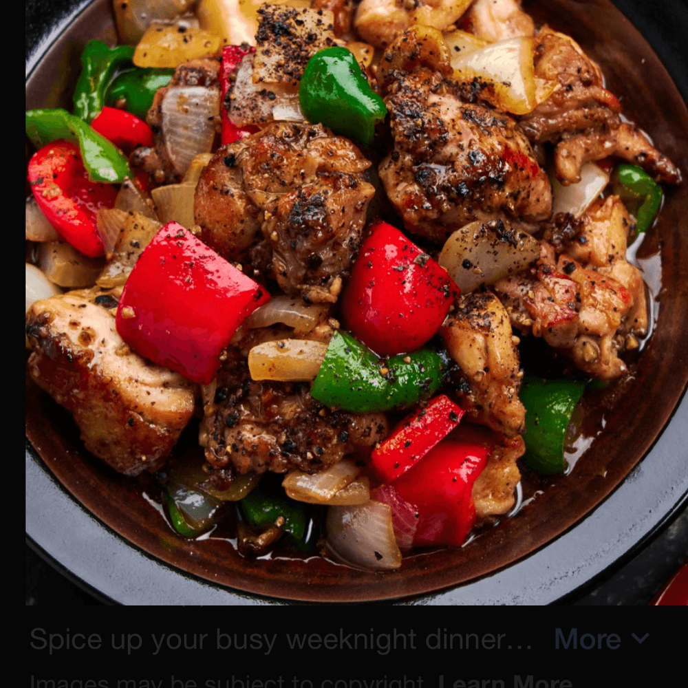 Pepper Chicken (Lunch