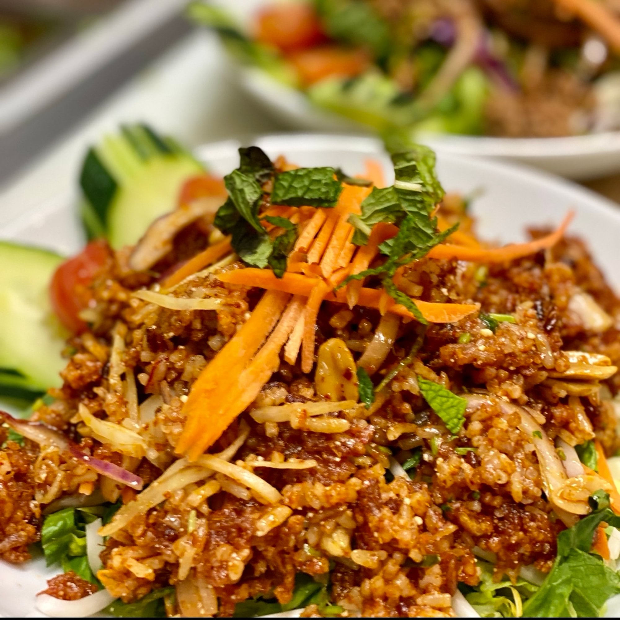 Crispy Coconut & Rice Salad (V) (GF)