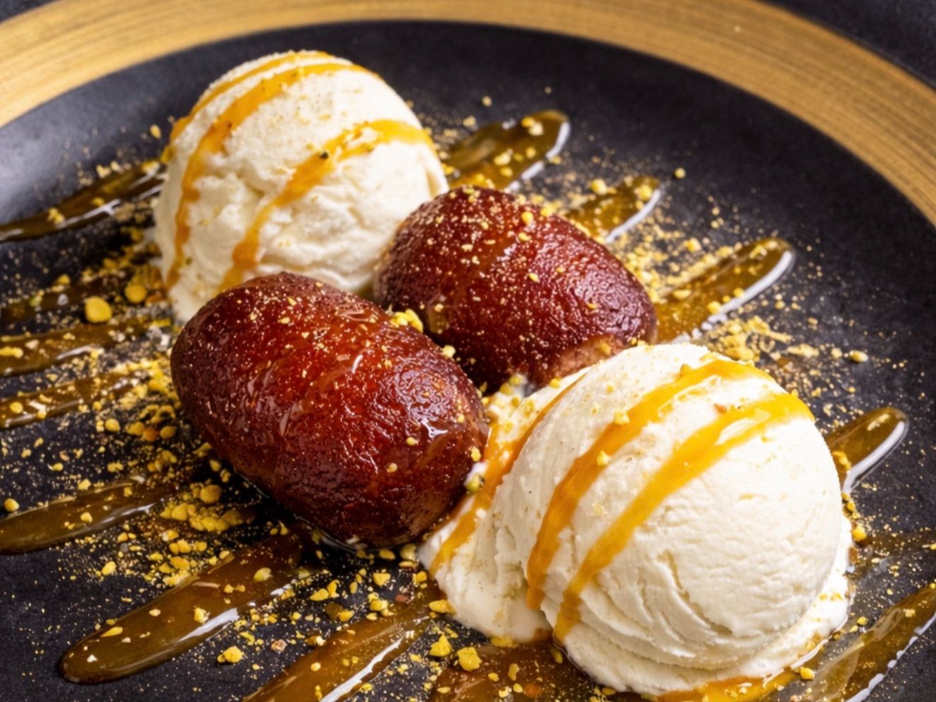 Gulab Jamun Swirl
